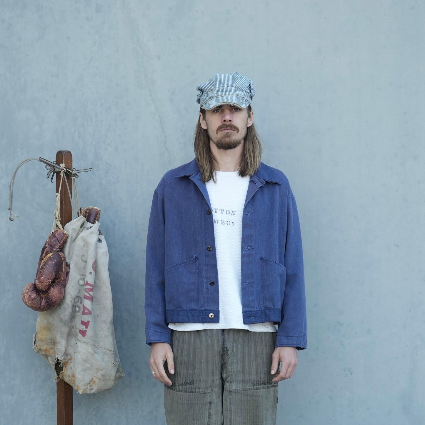 60s french work jacket