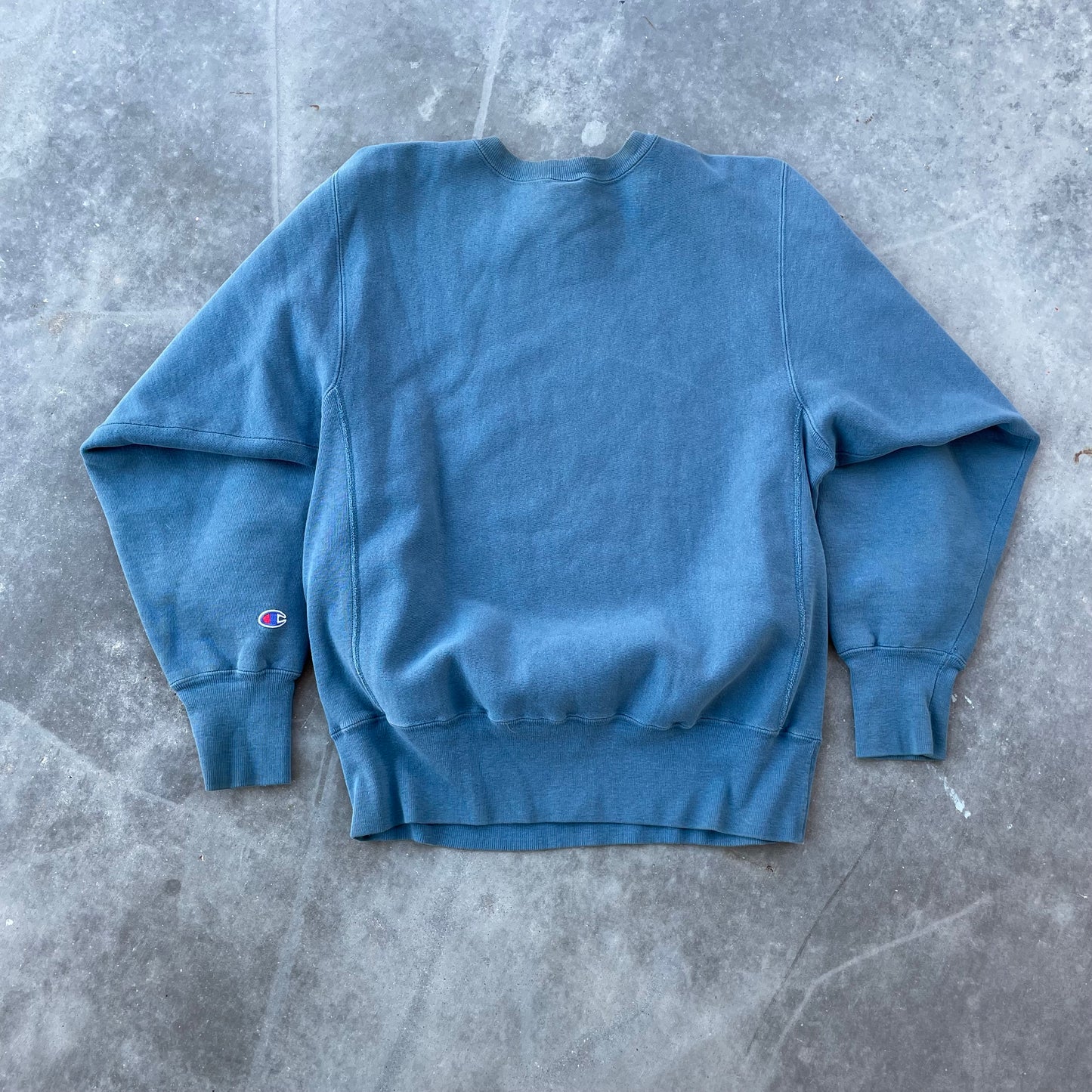 Teal Blue Champion Reverse Weave Sweatshirt