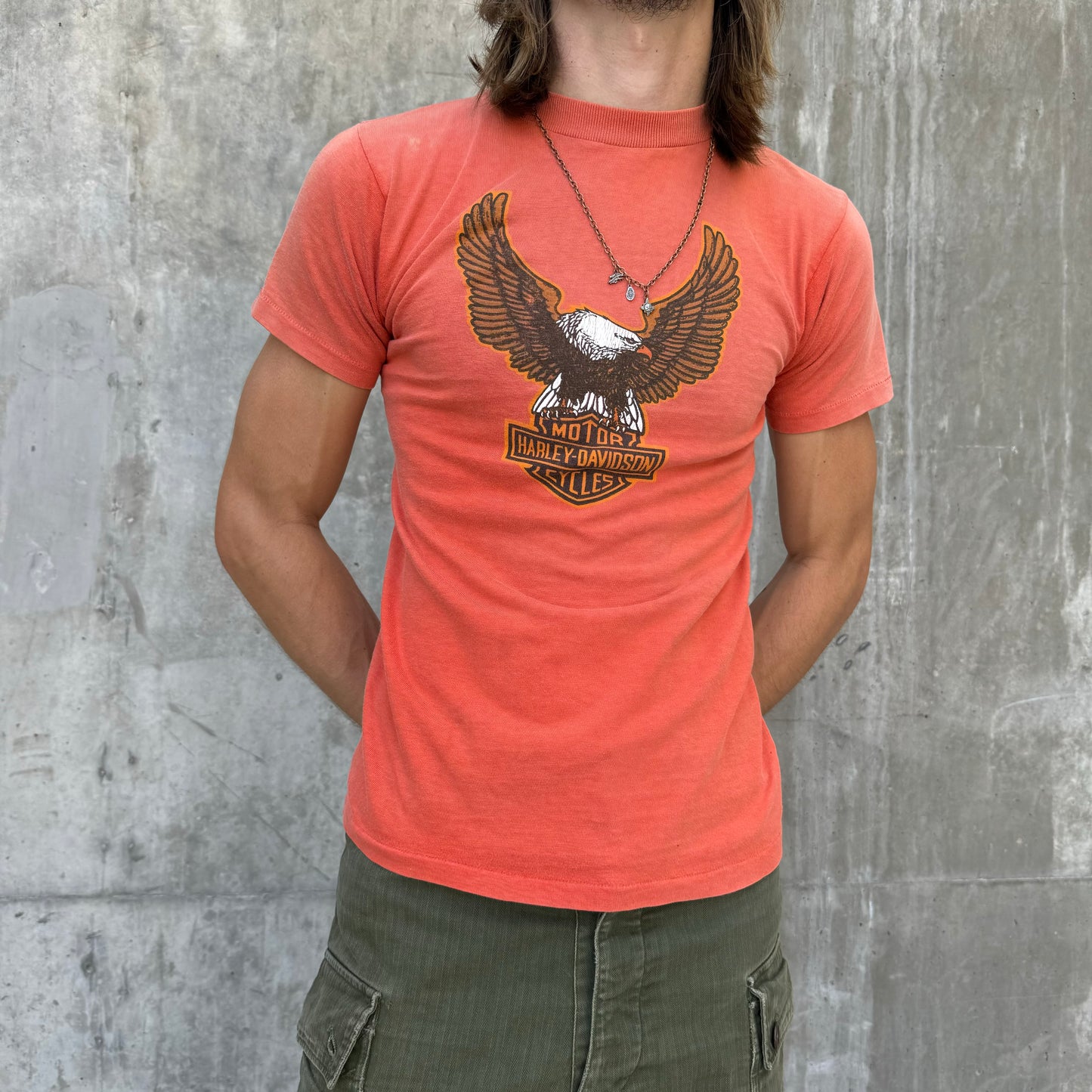 70s harley davidson tee