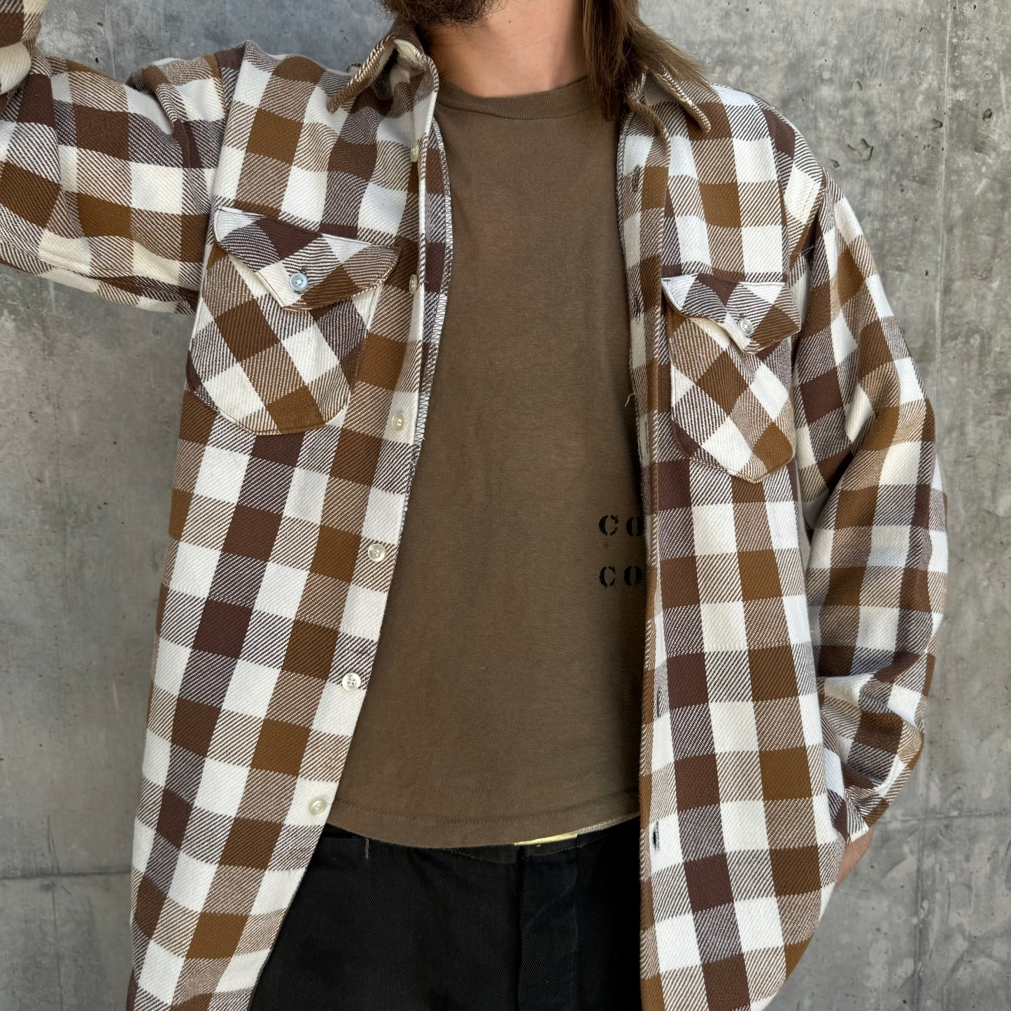 80s oshkosh cotton flannel