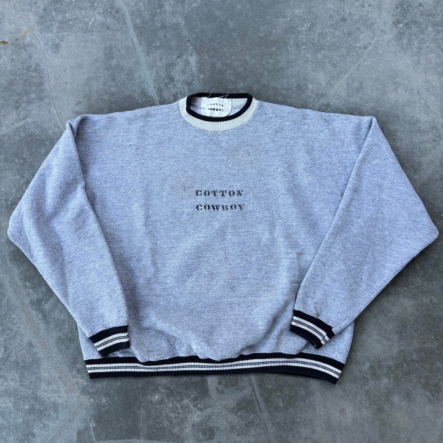 cotton cowboy crewneck