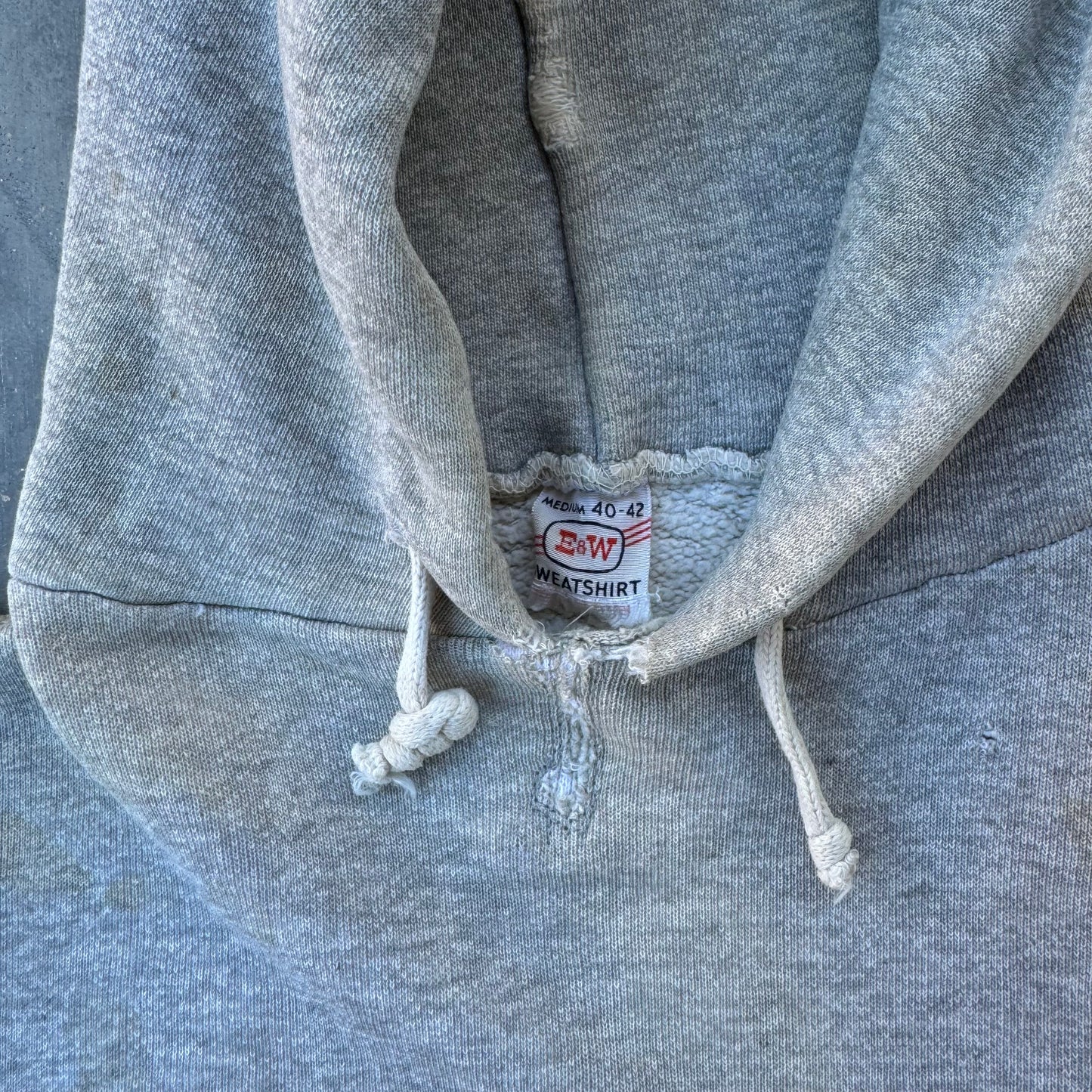 50s repaired e&w hoodie