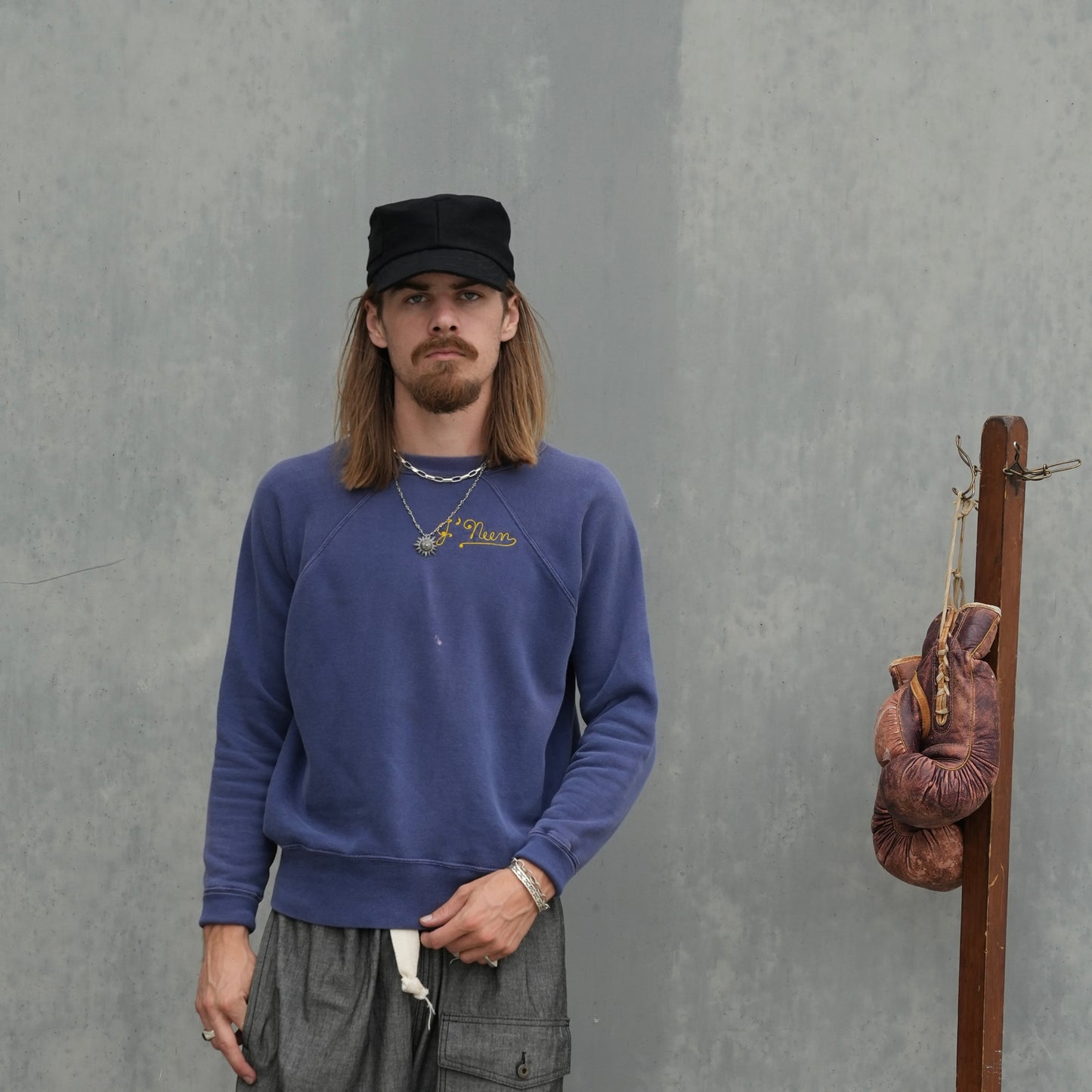 60s pennys chainstitch sweat