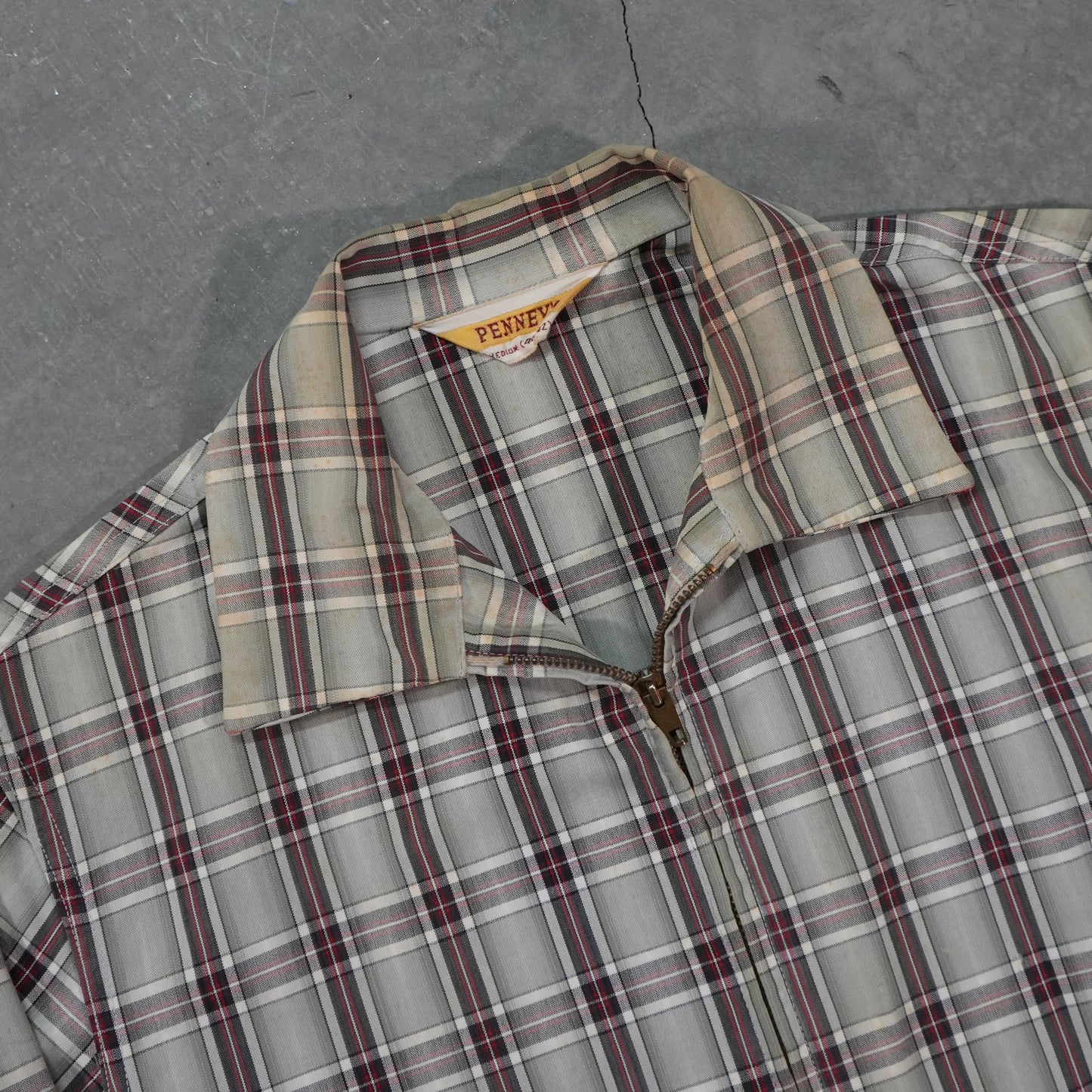 50s pennys plaid cotton jacket