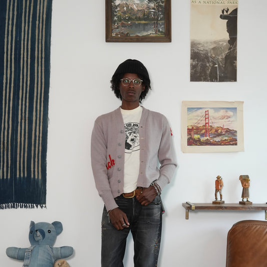 50s campus varsity cardigan