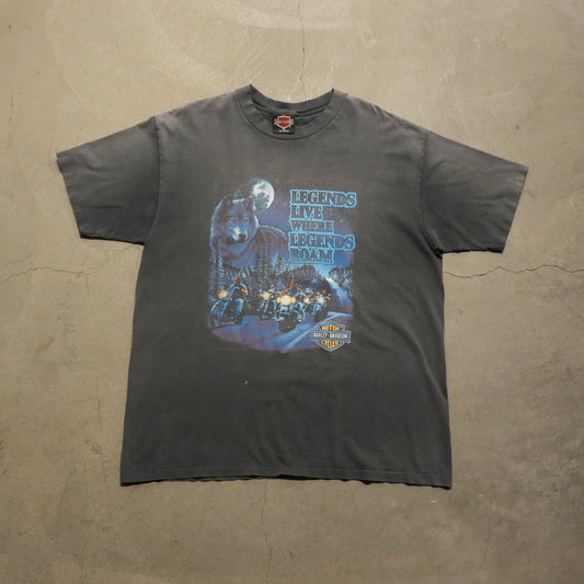 90s faded harley tee