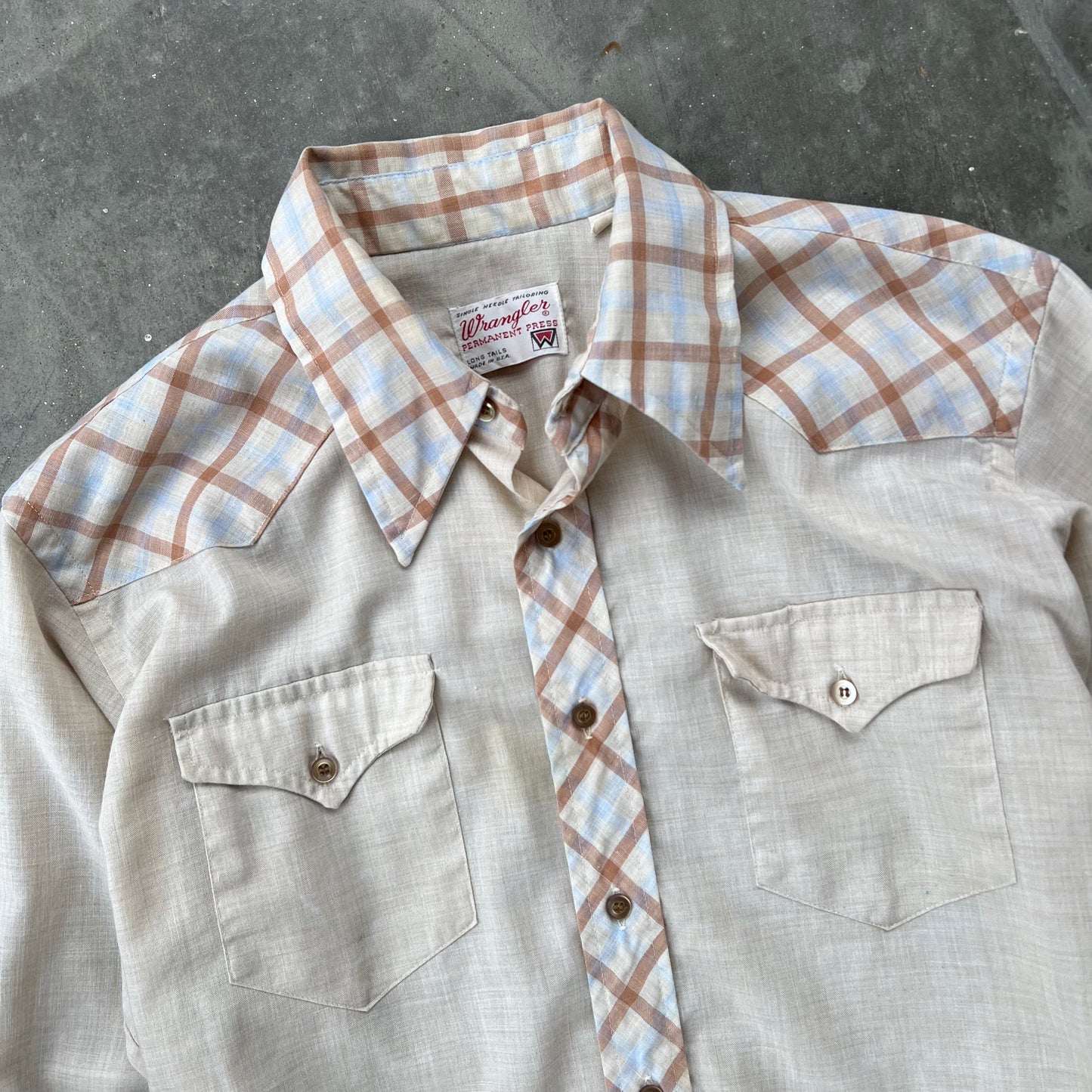 70s wrangler button up