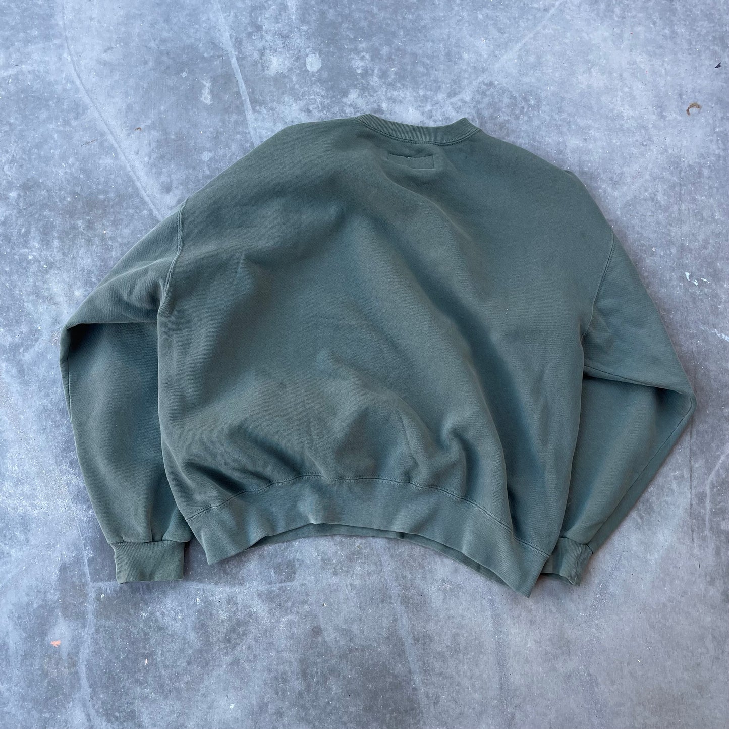 Russell Olive Green Blank Sweatshirt - Made in USA