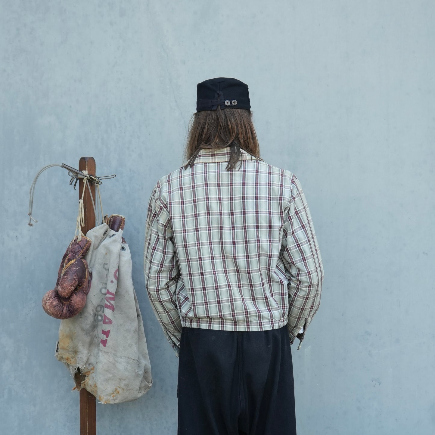 50s pennys plaid cotton jacket