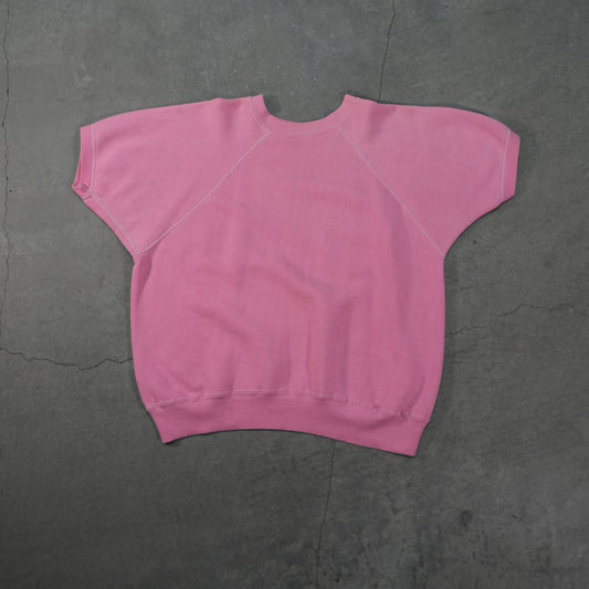 60s pink short sleeve sweat