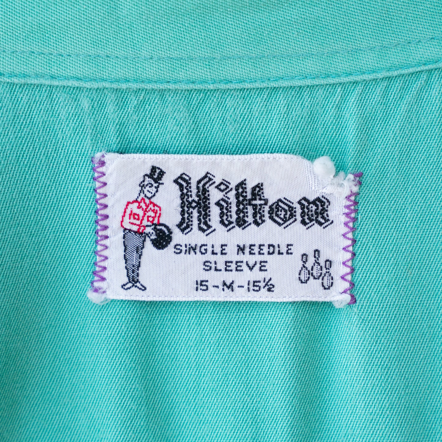 50s hilton chain stitch bowling shirt