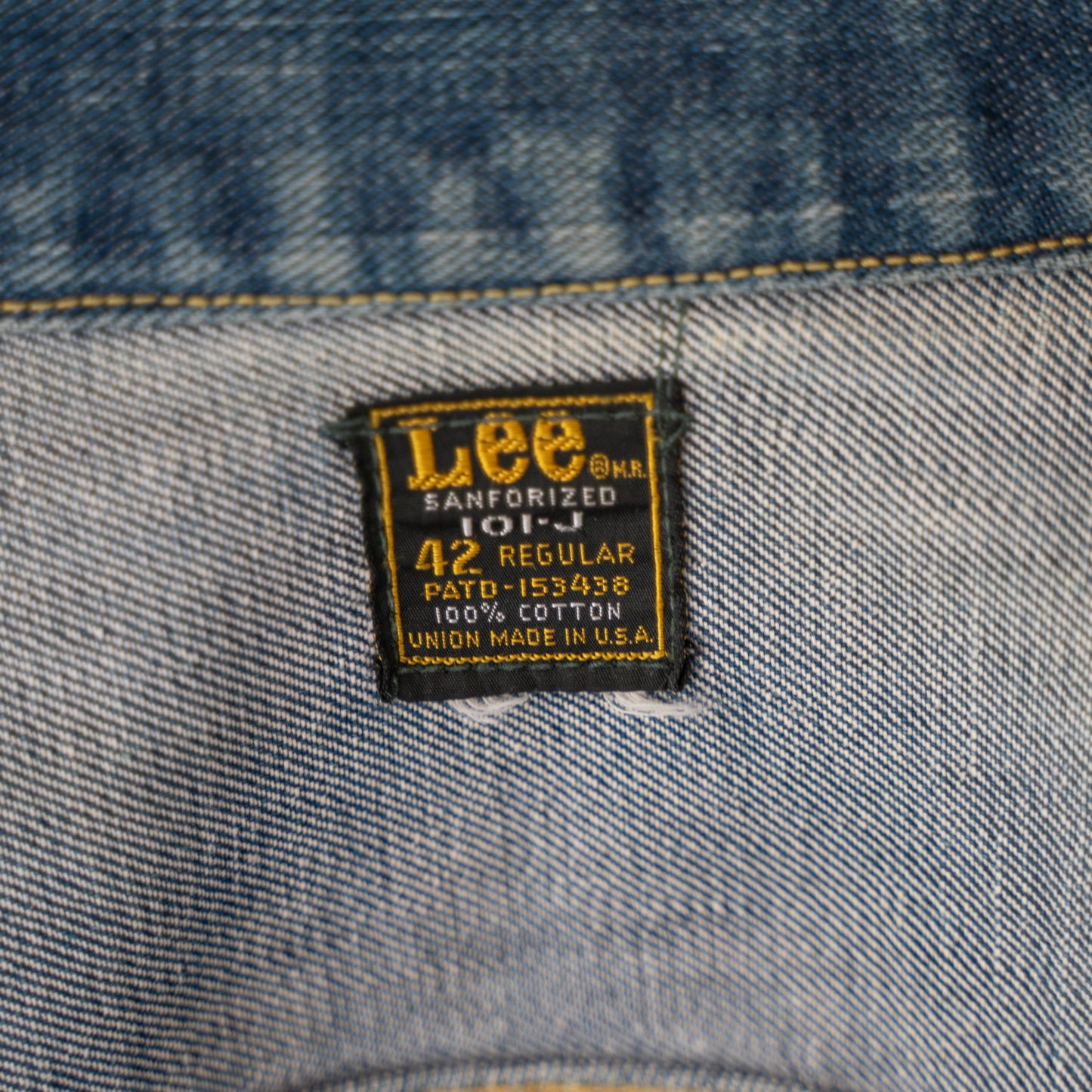 Lee 101-J Sanforized Denim Jacket