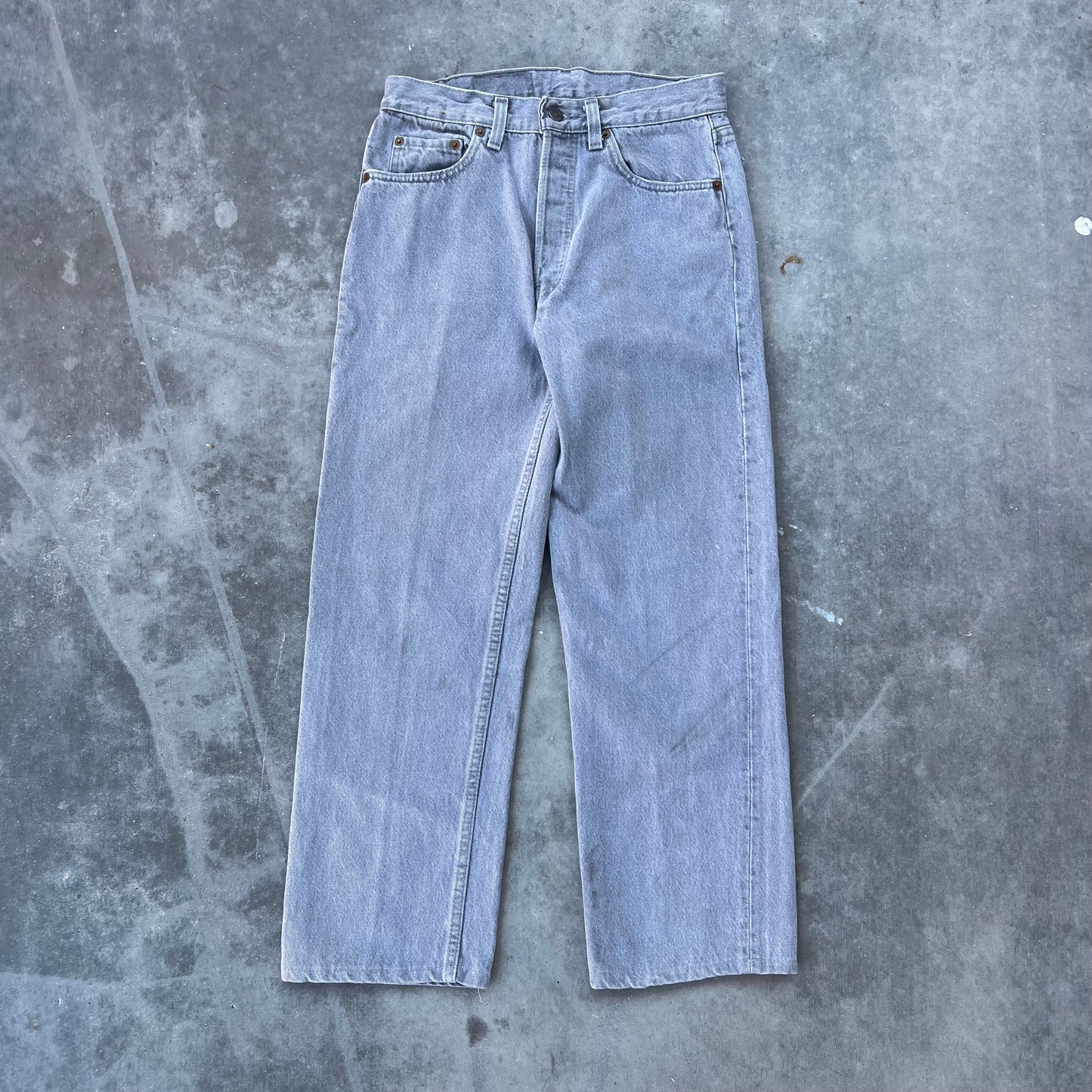 80s levi’s 501 grey