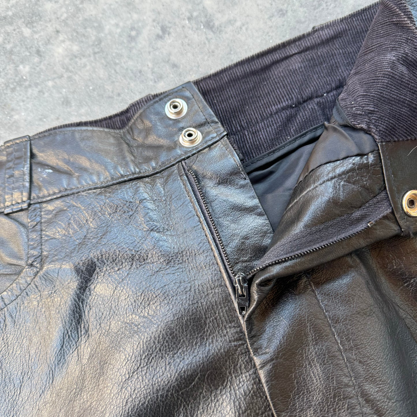 70s leather pants