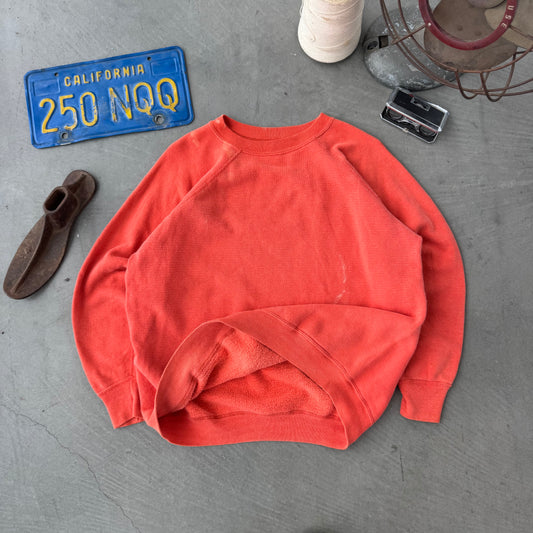60s faded orange sweat