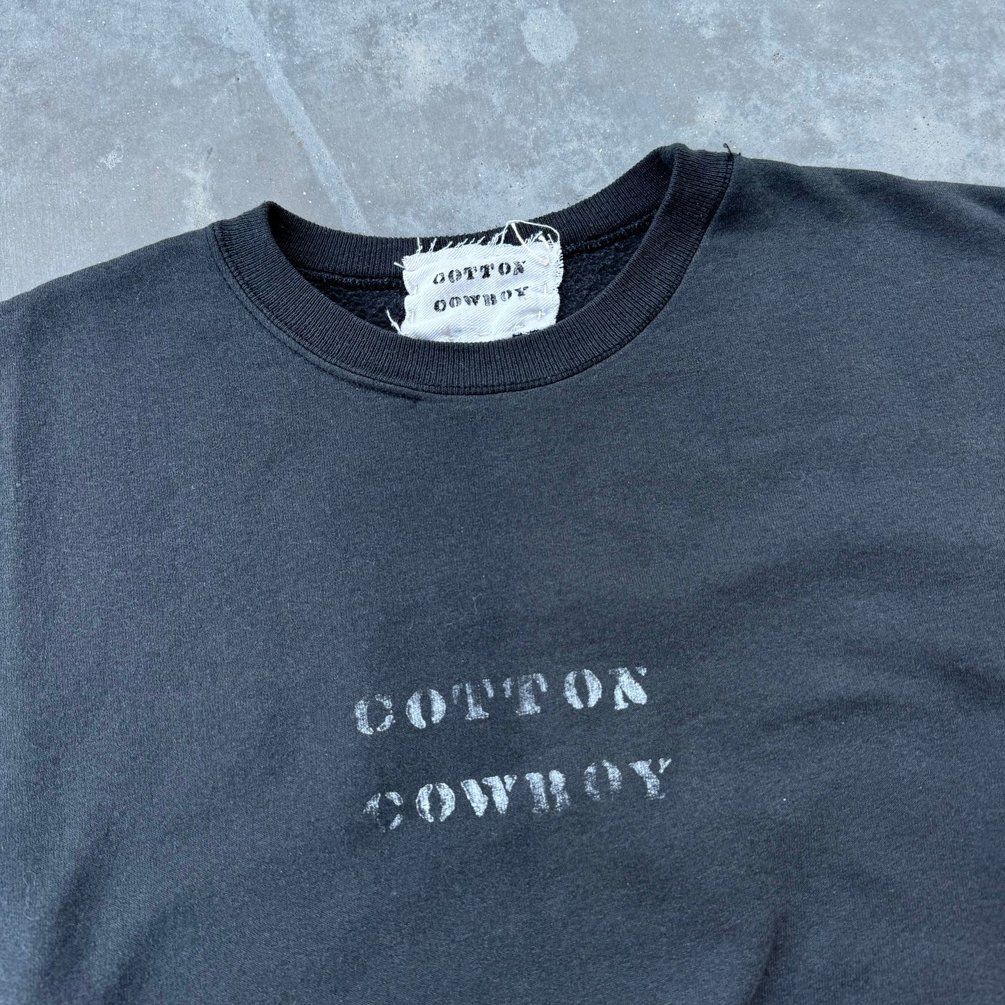 cotton cowboy crewneck