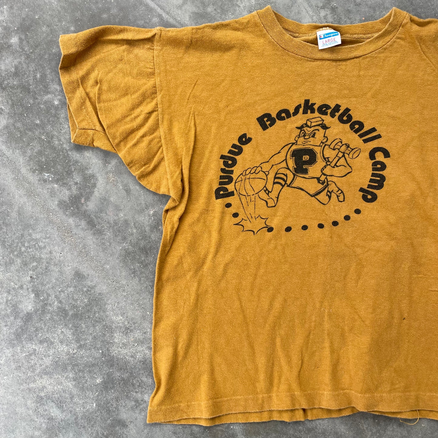 70’s Purdue Champion Blue Bar T-shirt