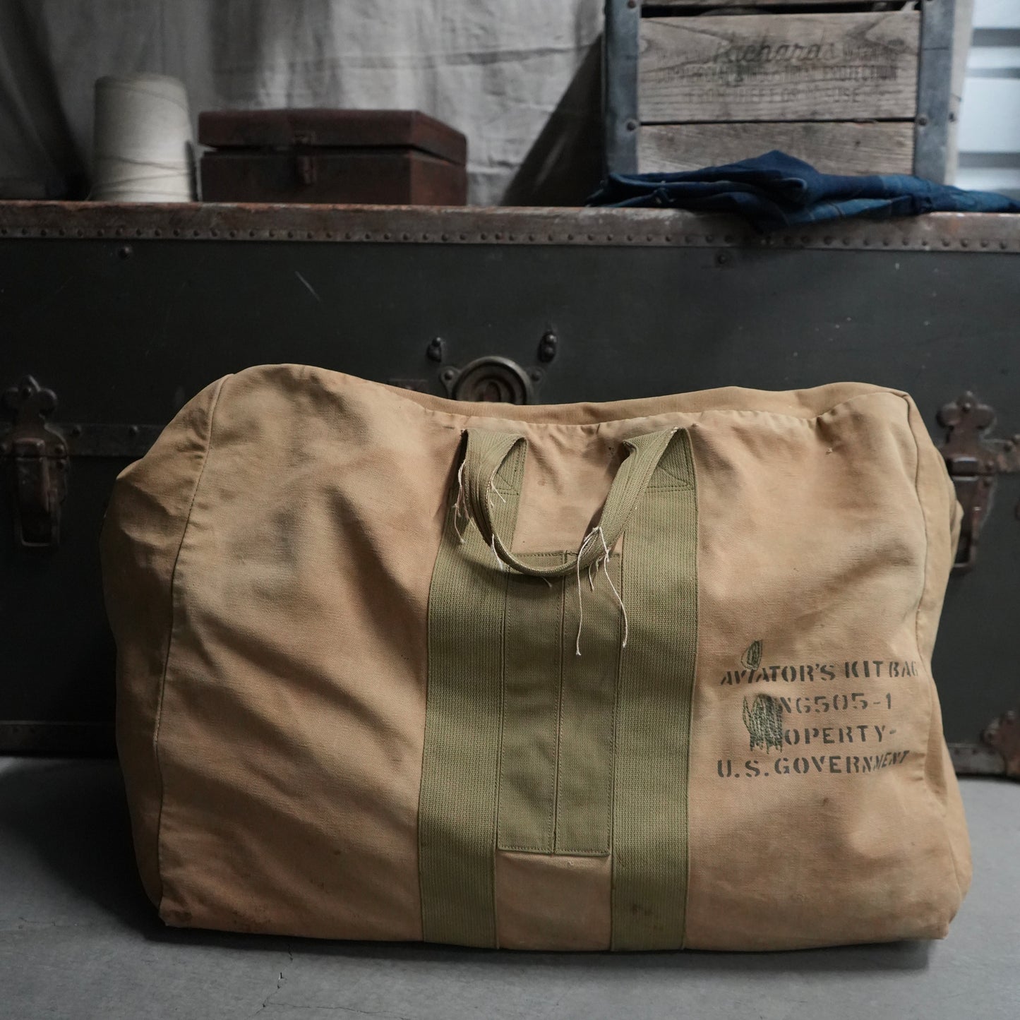 40s ww2 aviator kit bag