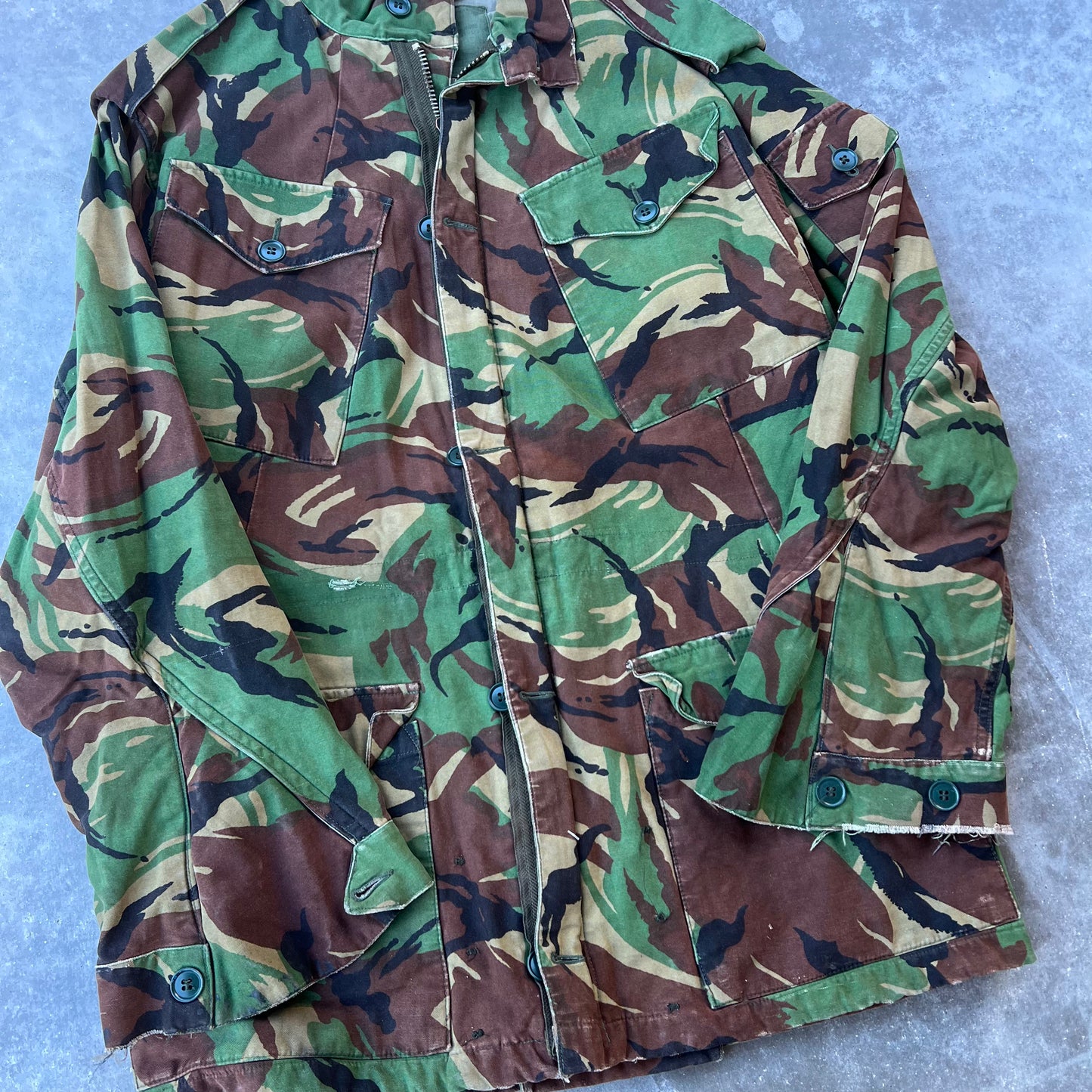 70s military camo jacket