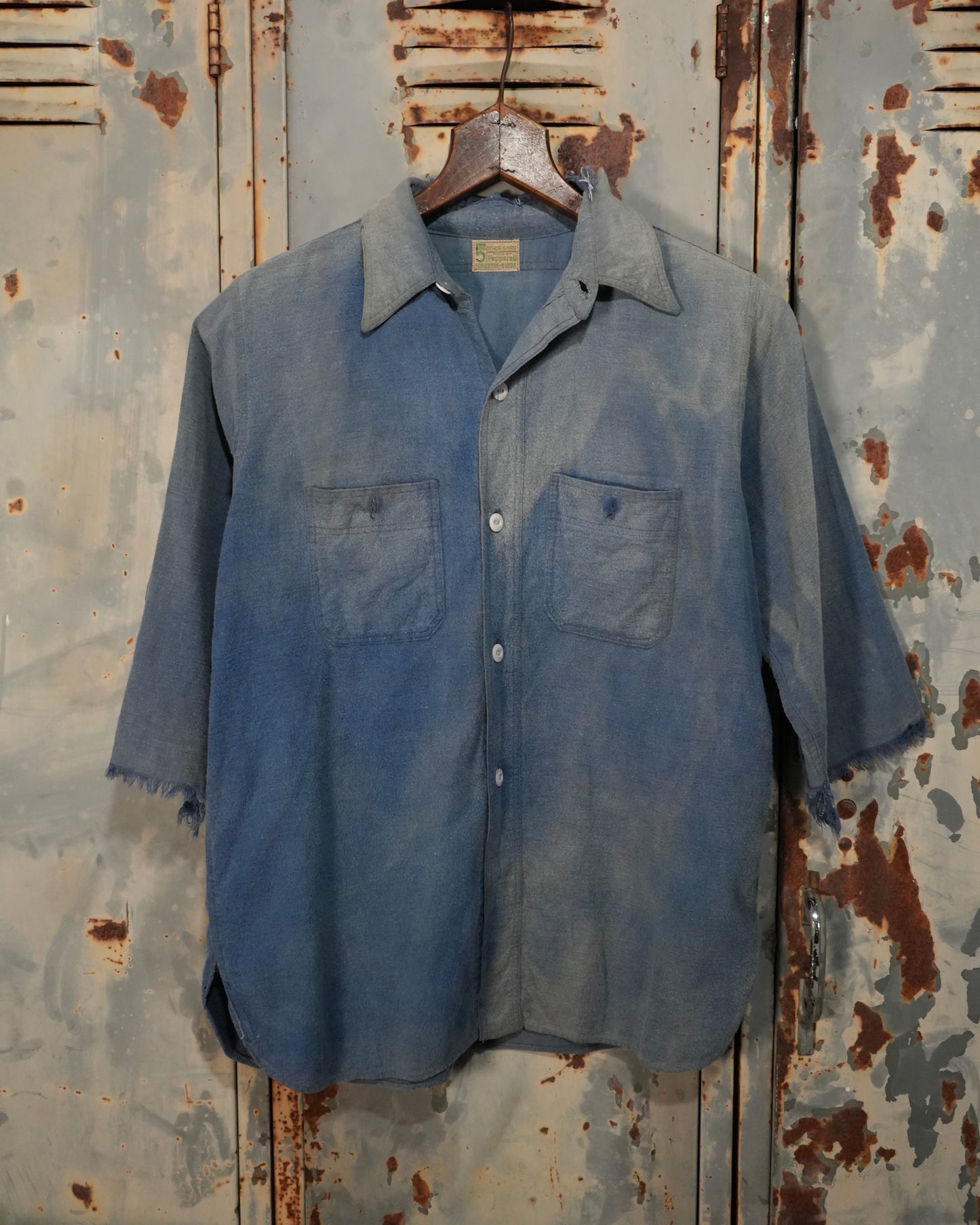 40s 5 Brothers Cotton Forester Suede Shirt