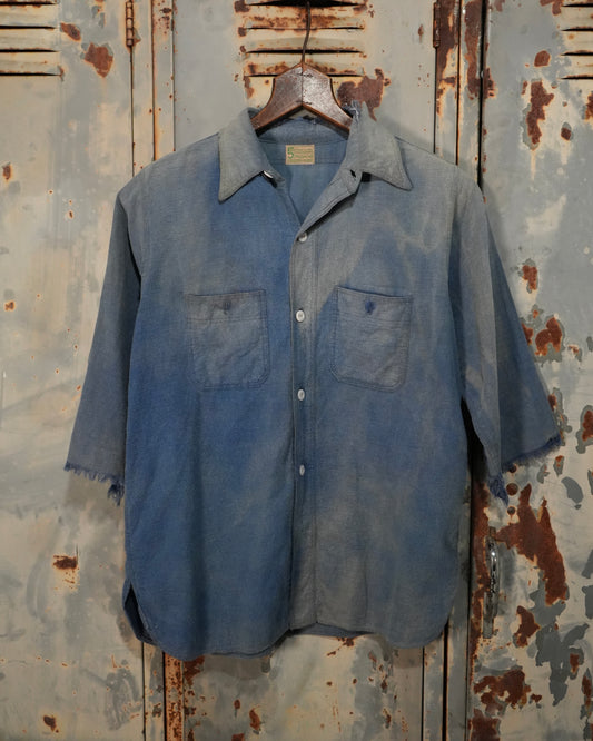 40s 5 Brothers Cotton Forester Suede Shirt