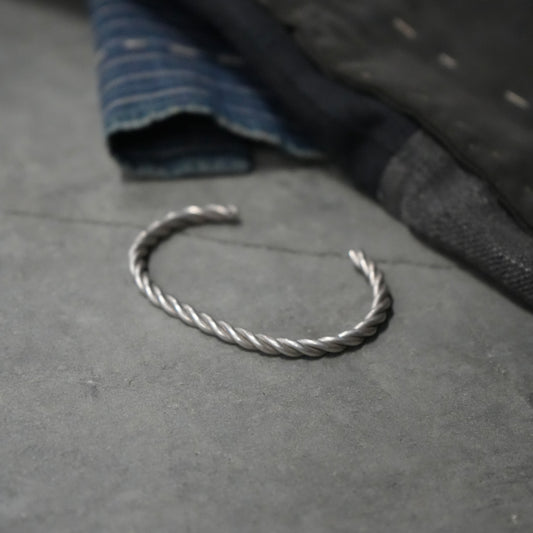 925 silver braided cuff