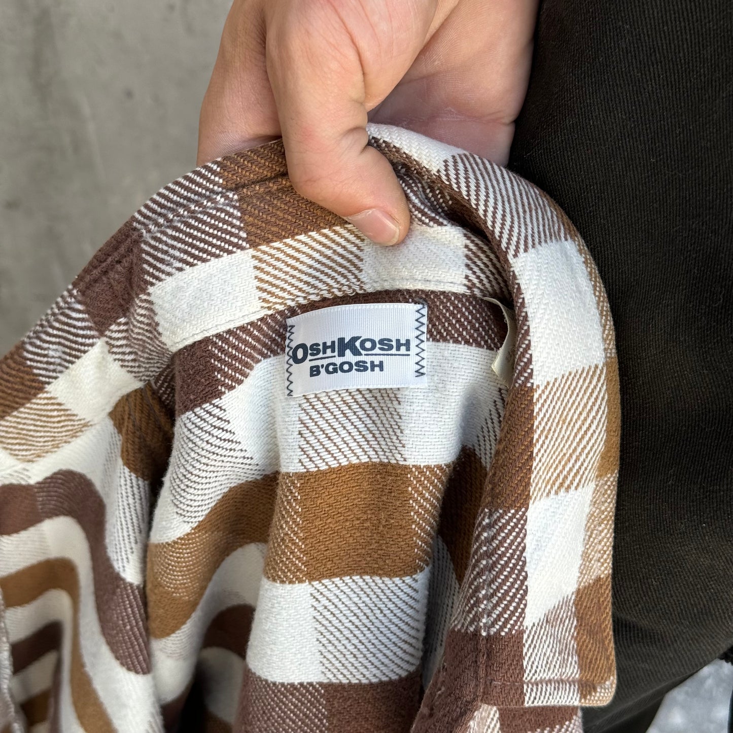 80s oshkosh cotton flannel