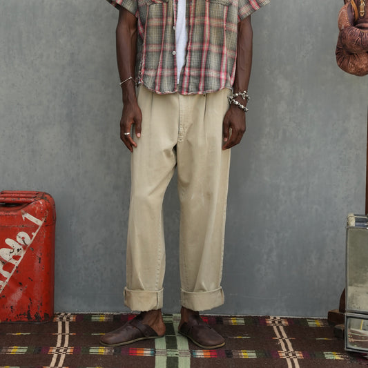 40s pleated chinos