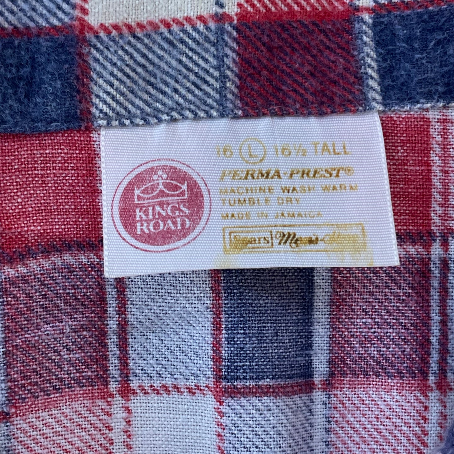 Kings Road Red Plaid Flannel