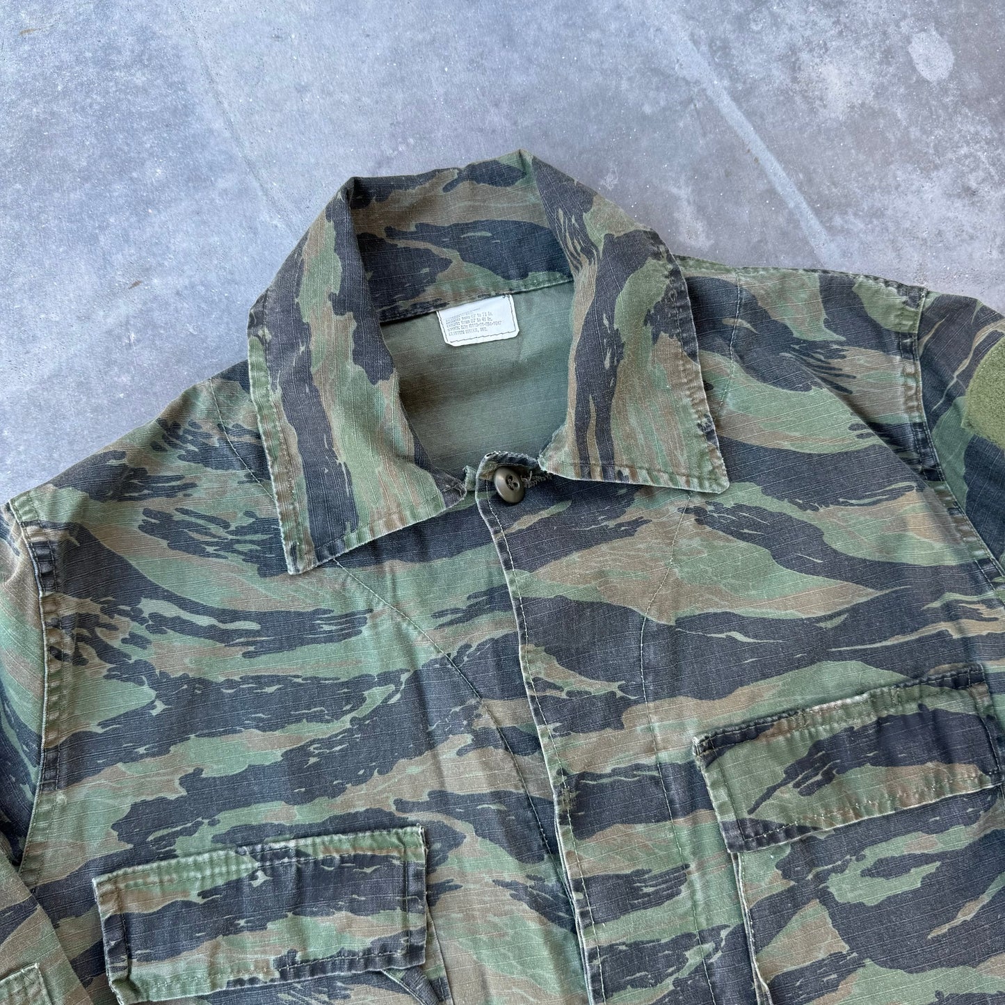 80s military camo jacket