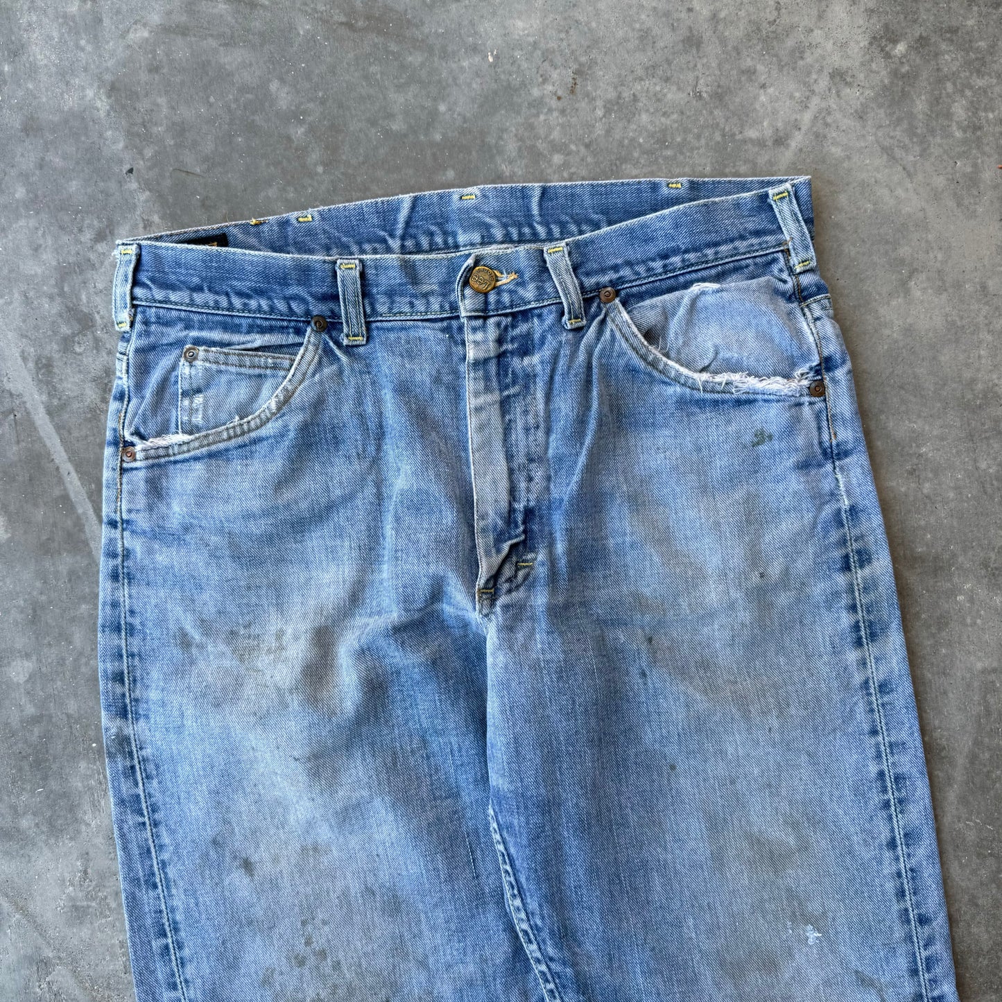 60s lee riders 1/2 selvage jeans