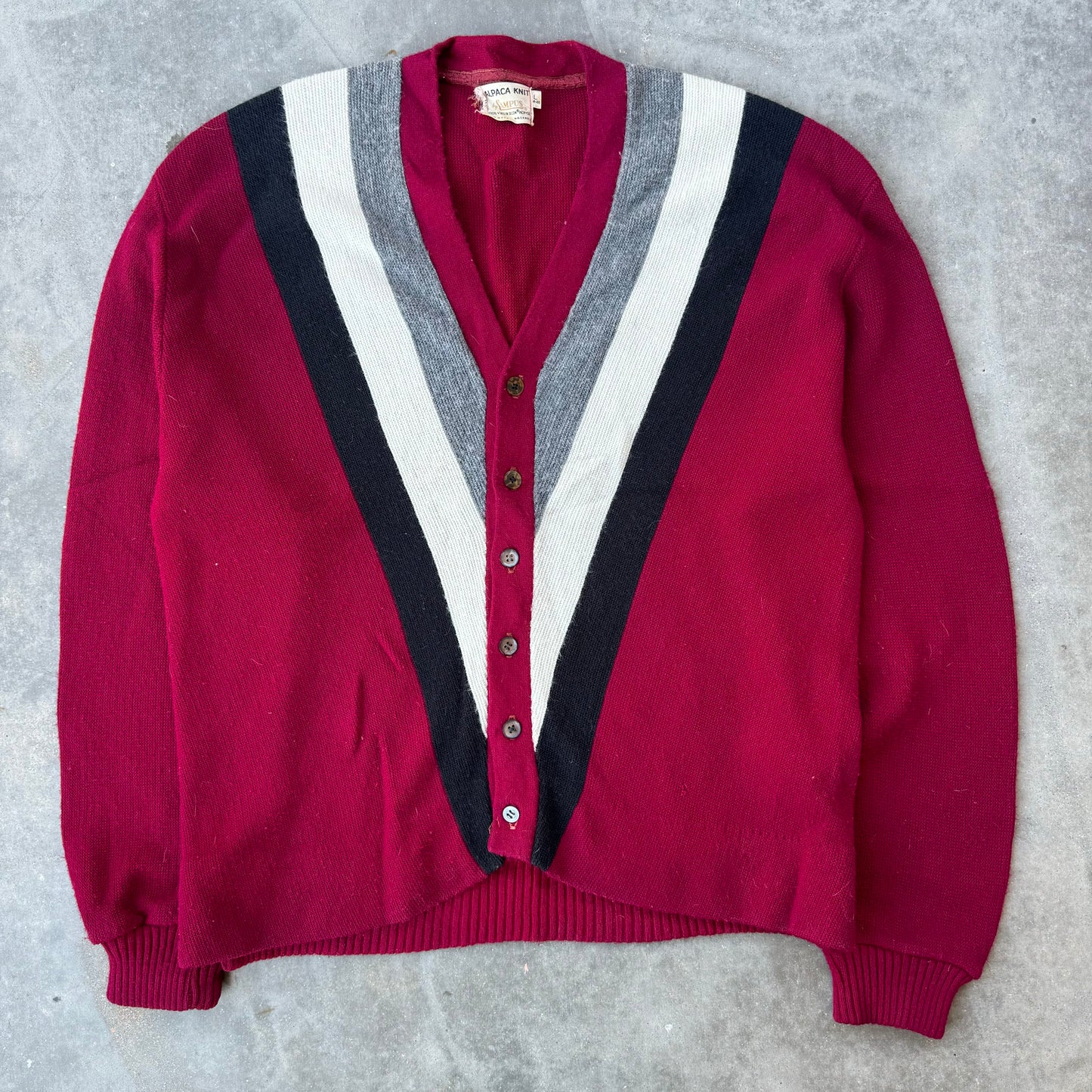 60s campus cardigan