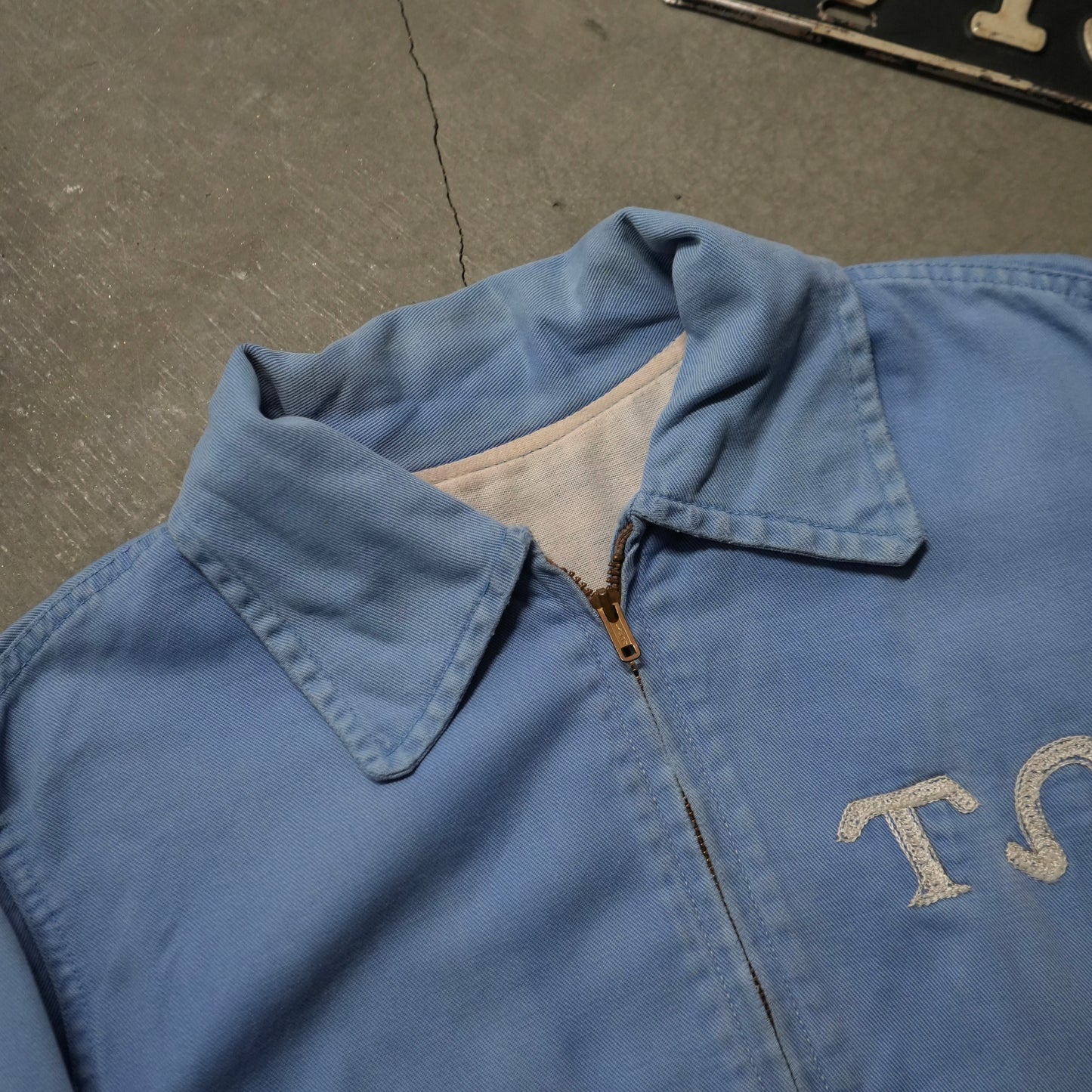 50s chainstitch fraternity jacket