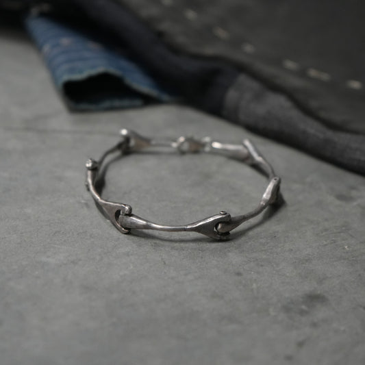 925 silver bone bracelets