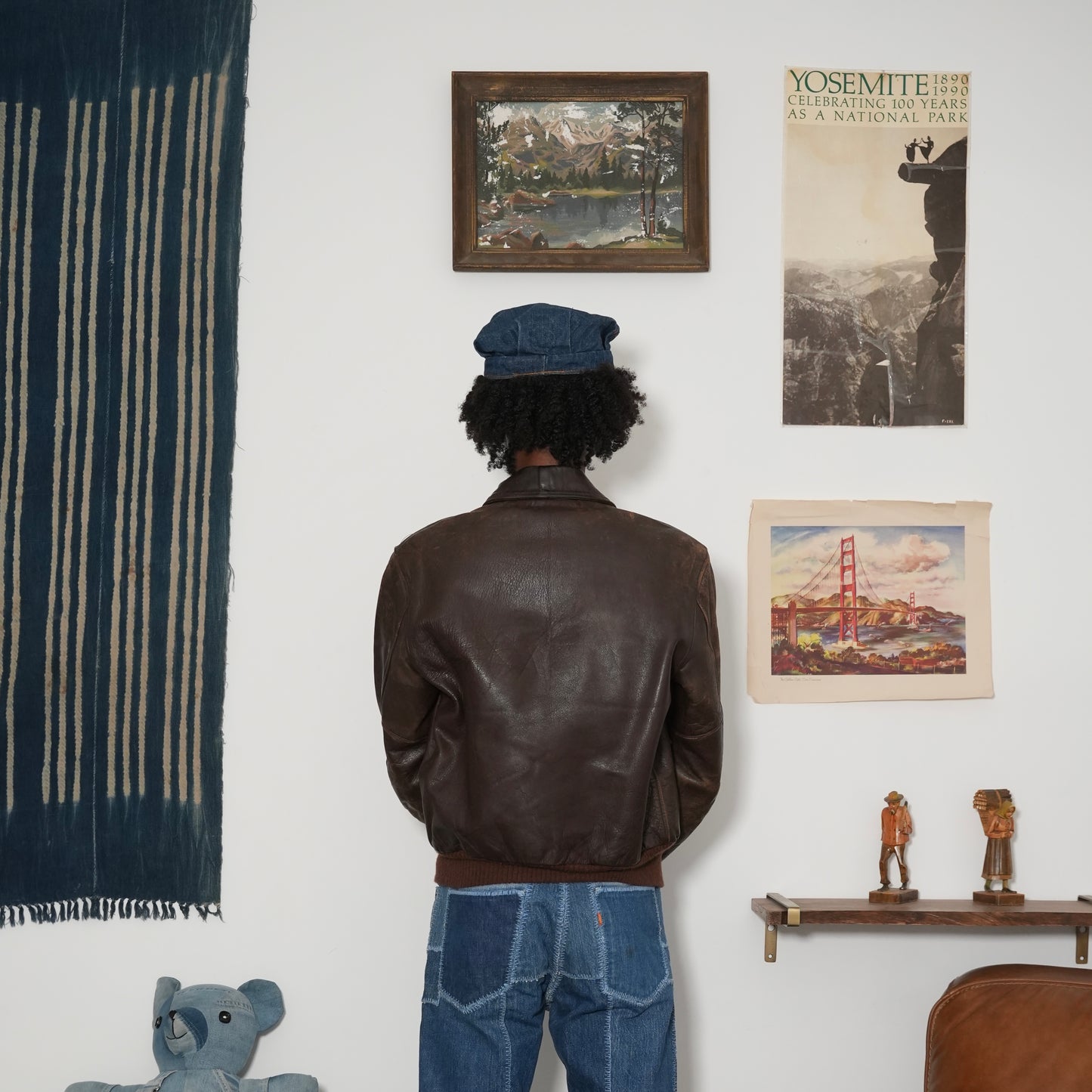 50s horsehide civilian a2 jacket ￼
