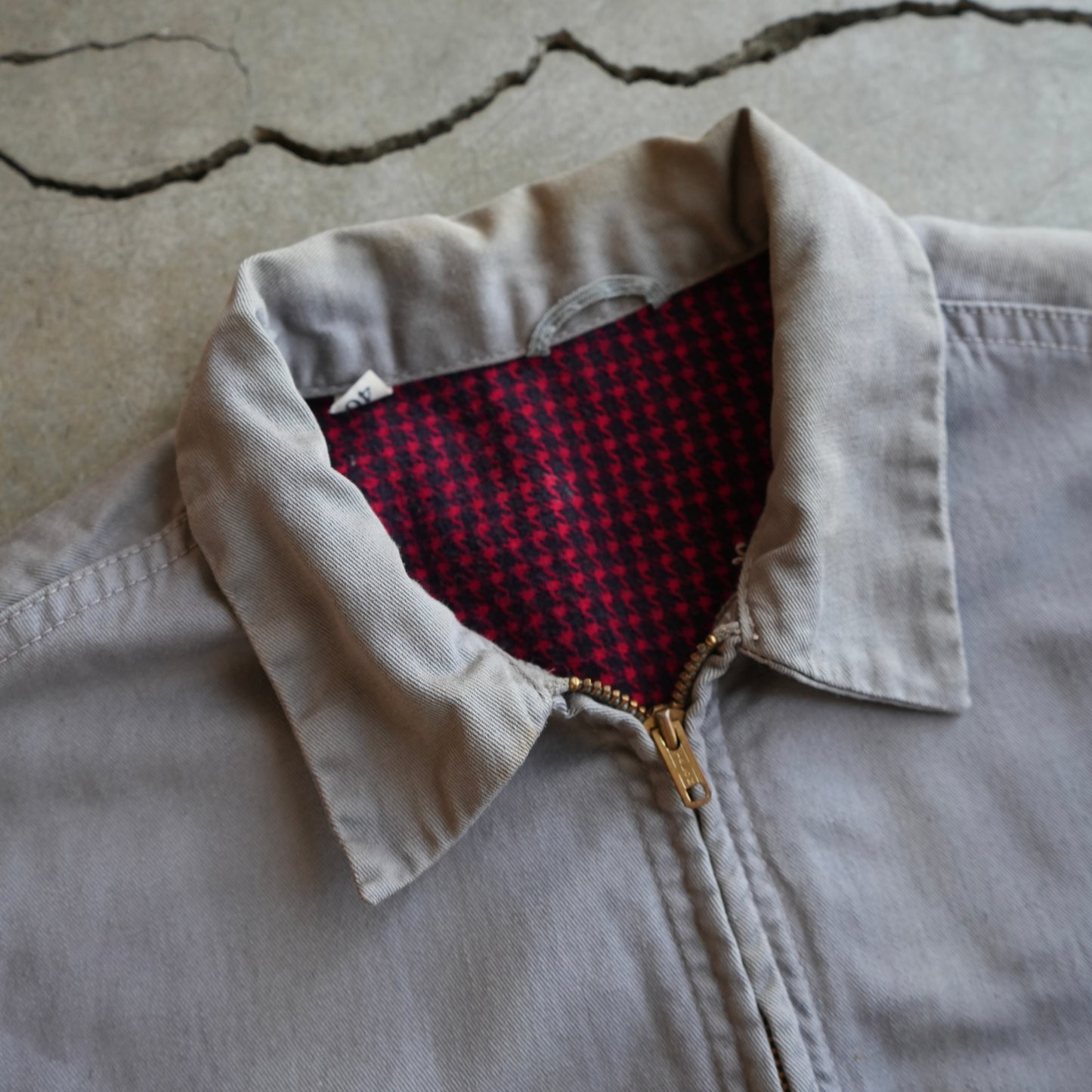 50s cropped cotton jacket