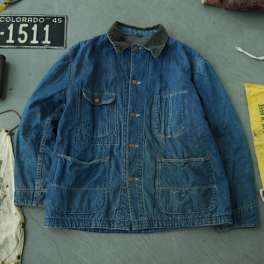 Wrangler Blue Bell Blanket Lined Denim Chore Coat