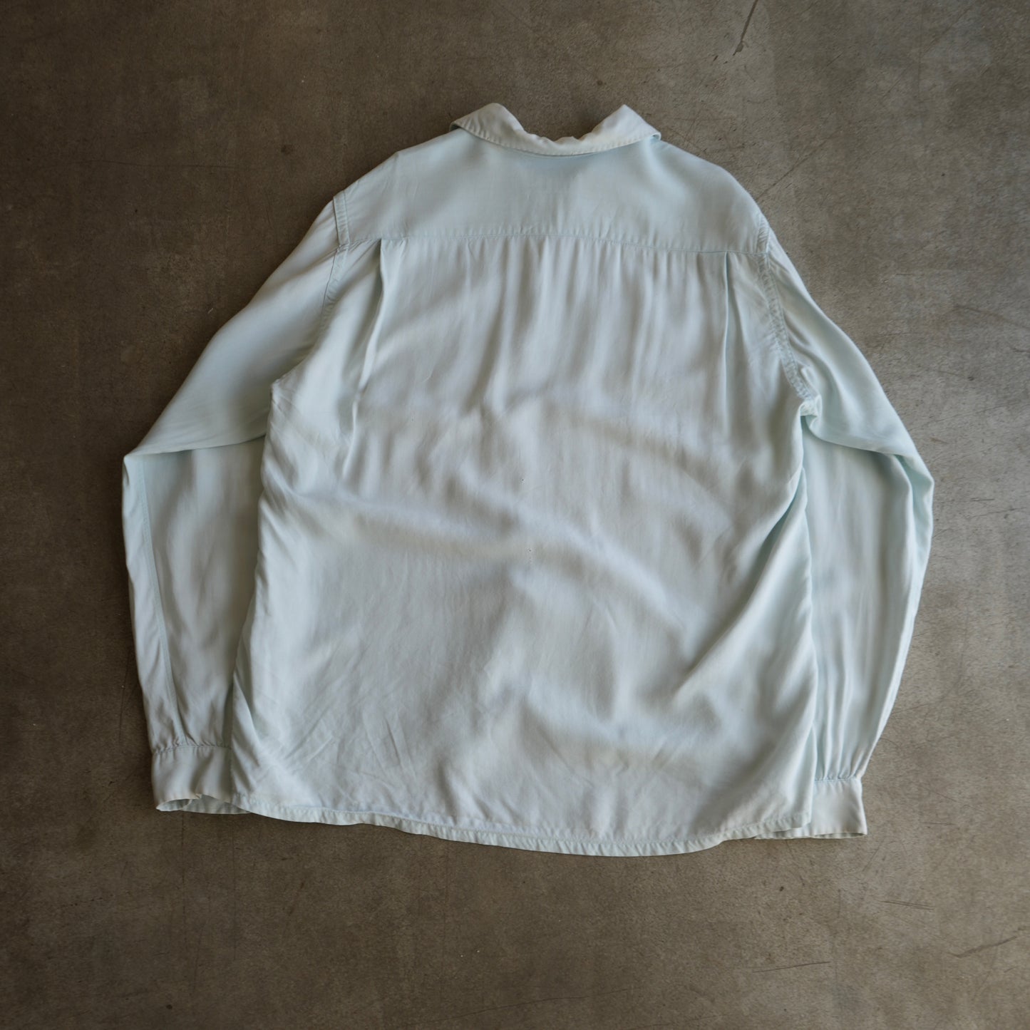 50s rayon button up