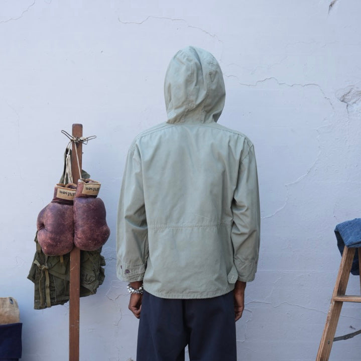 60s sage green anorak