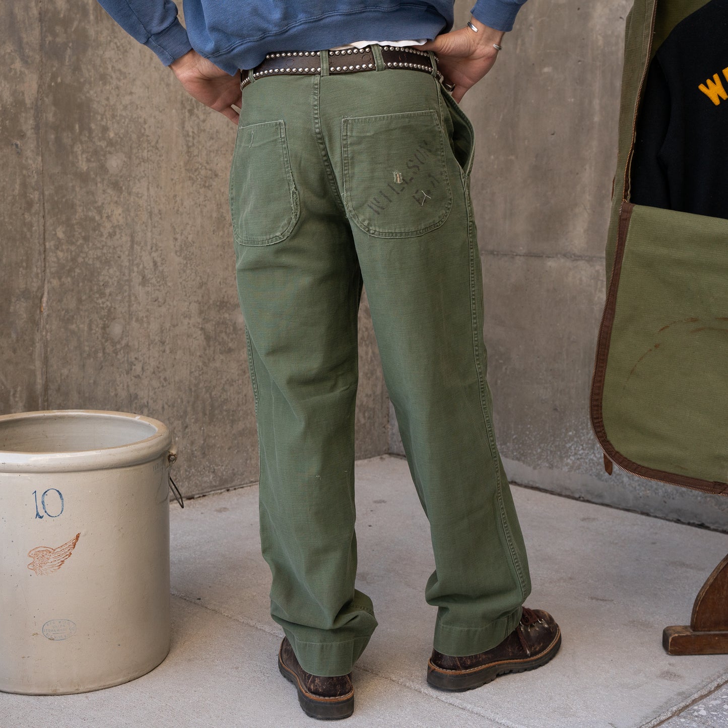 60s military pants