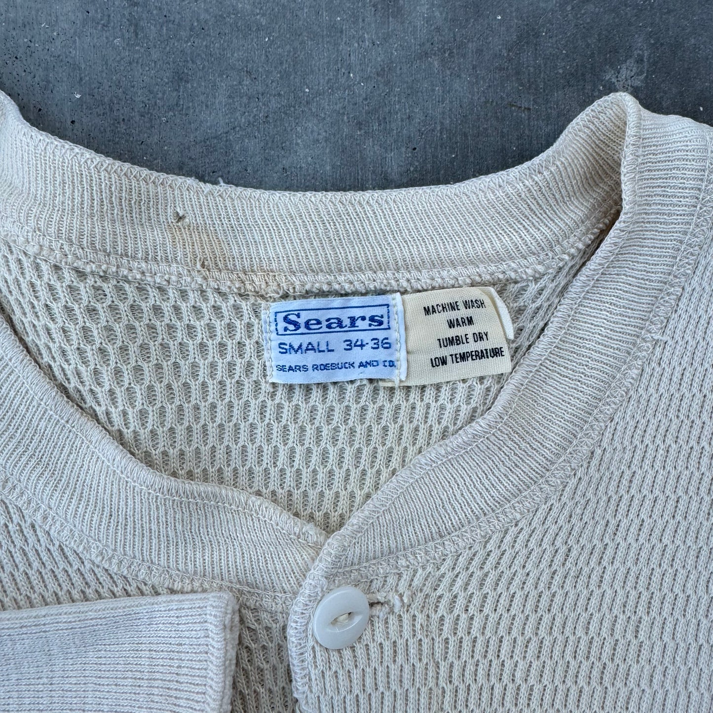 60s sears cotton thermal