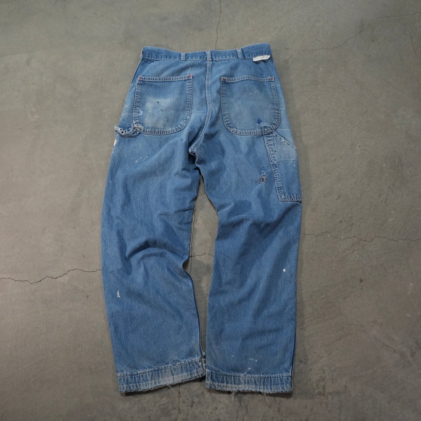 60s painted carpenter jeans