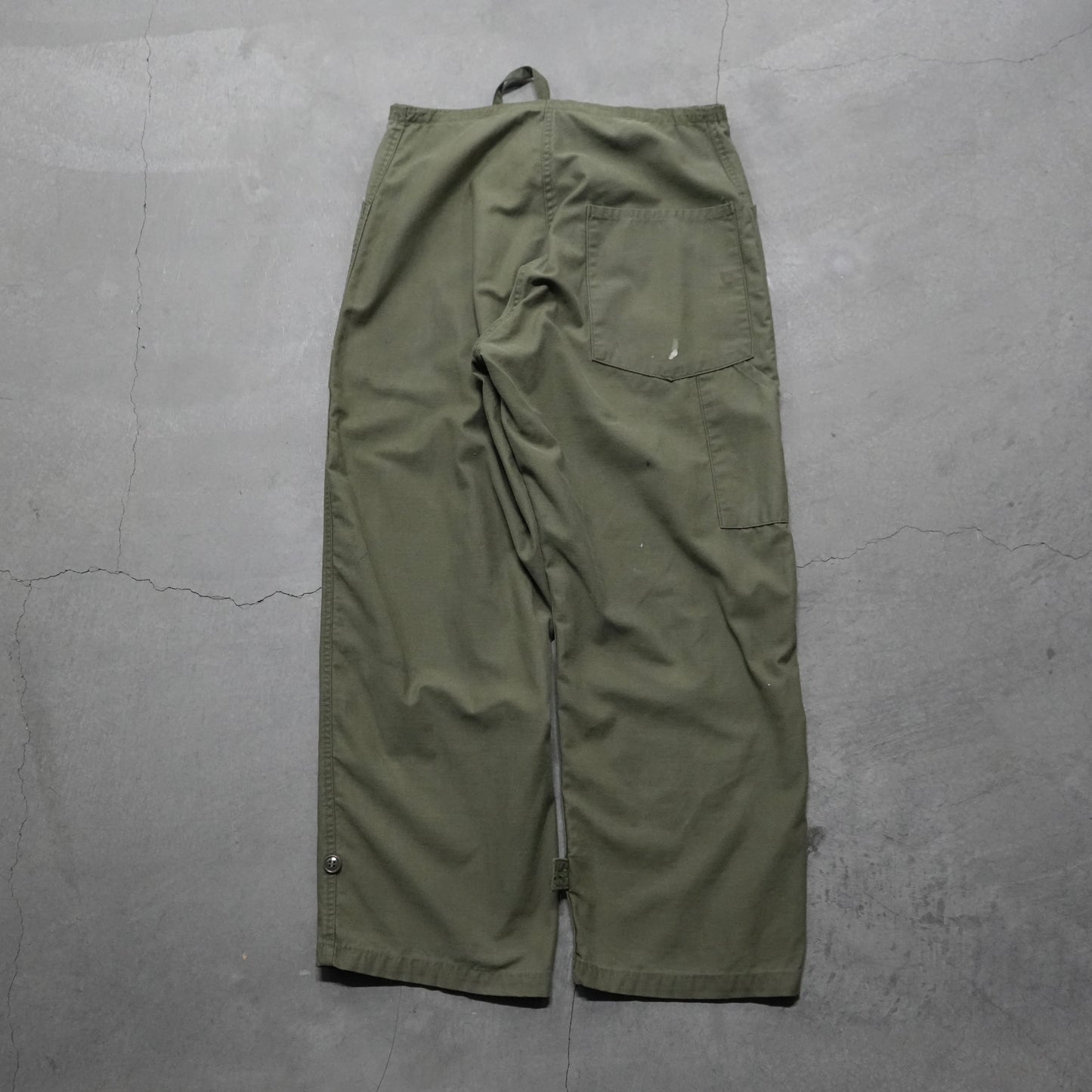 60s military coveralls converted to pants