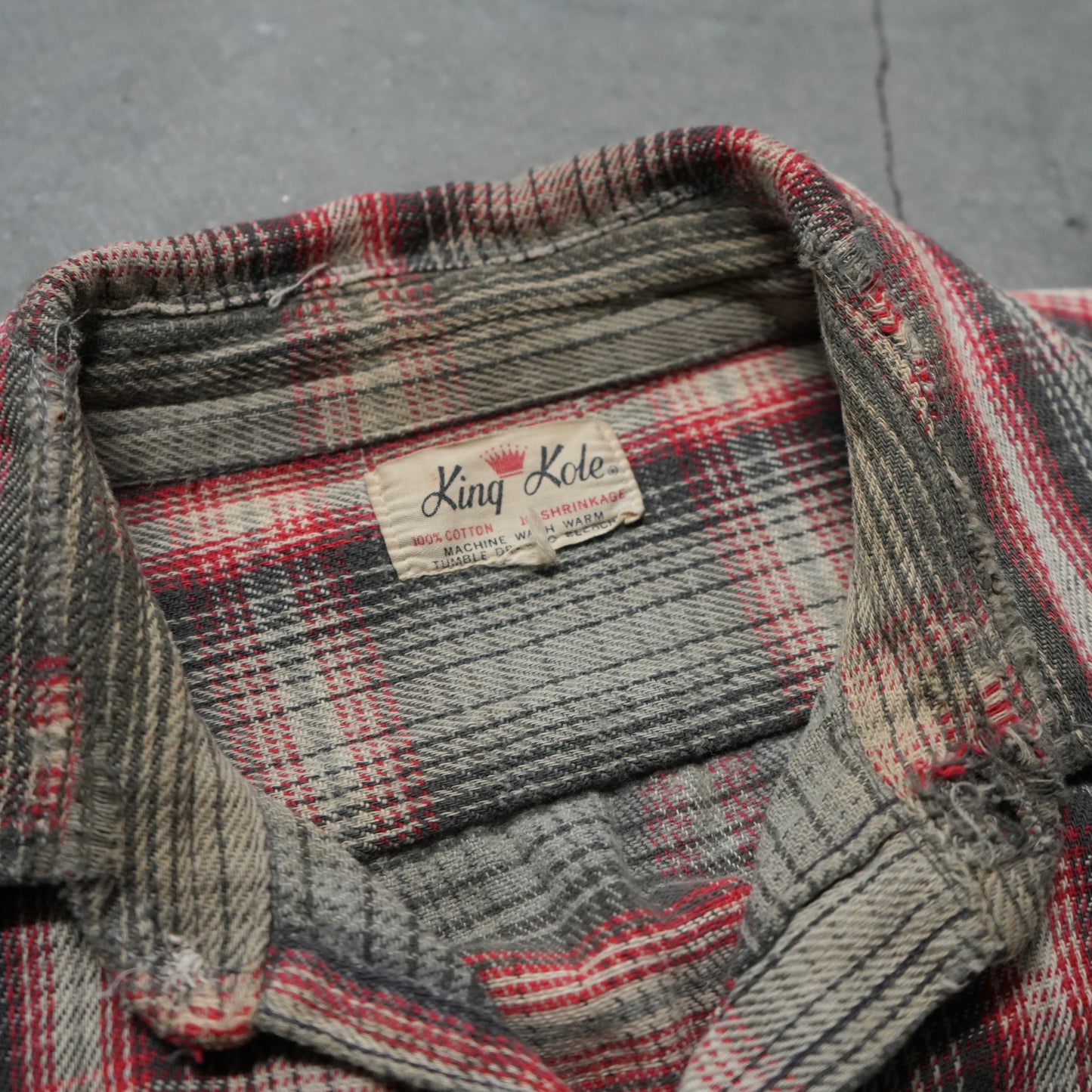 50s king kole cotton flannel