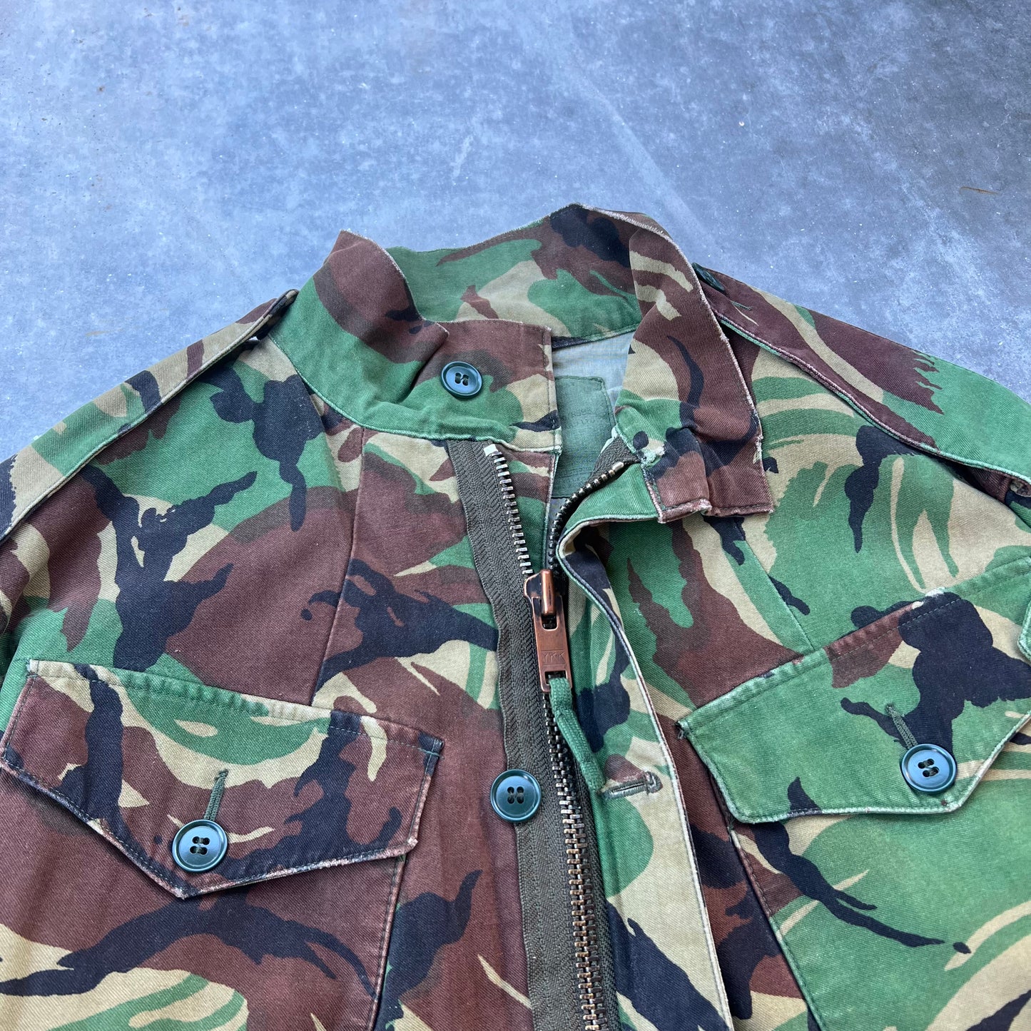 70s military camo jacket