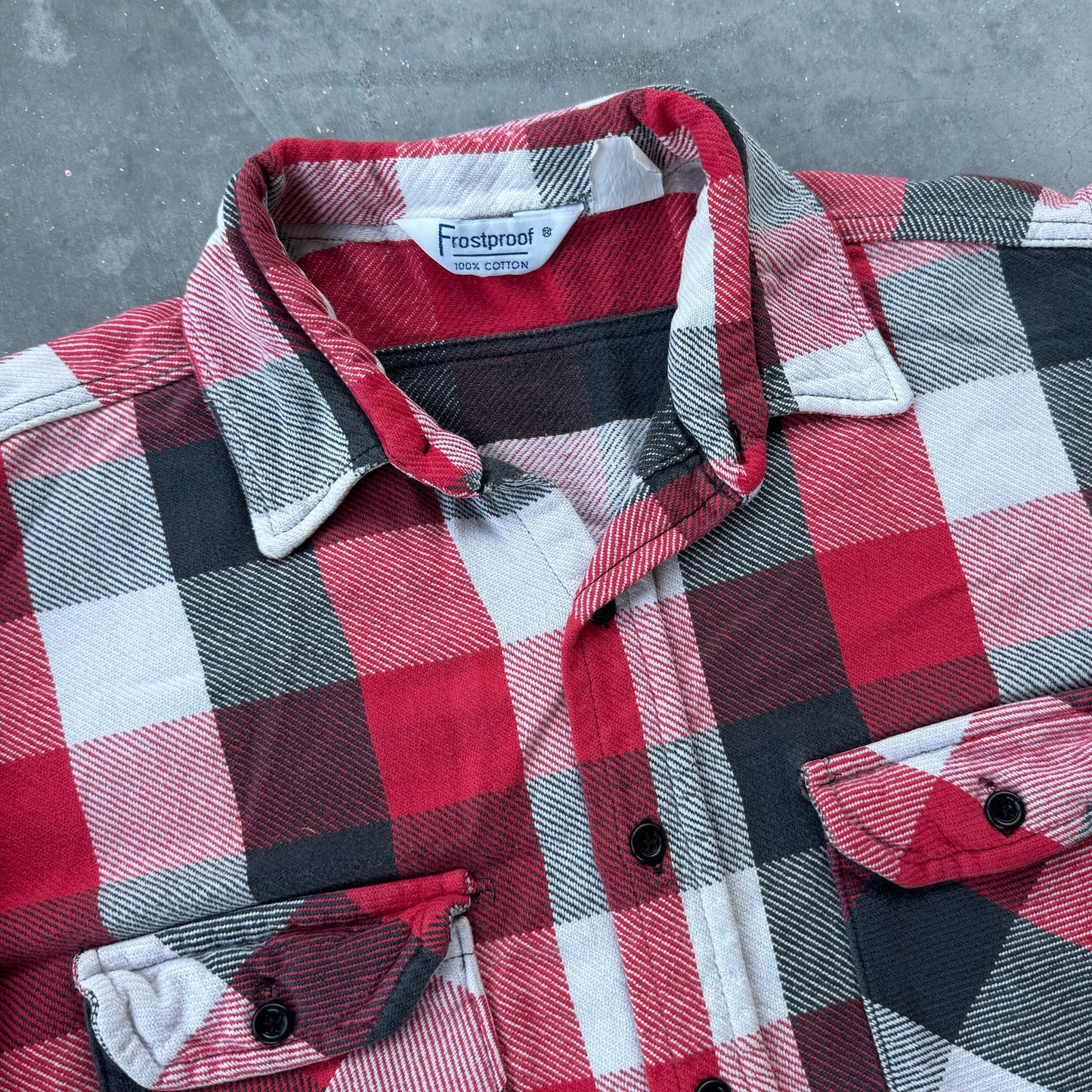 Frostproof Red Plaid Cotton Flannel