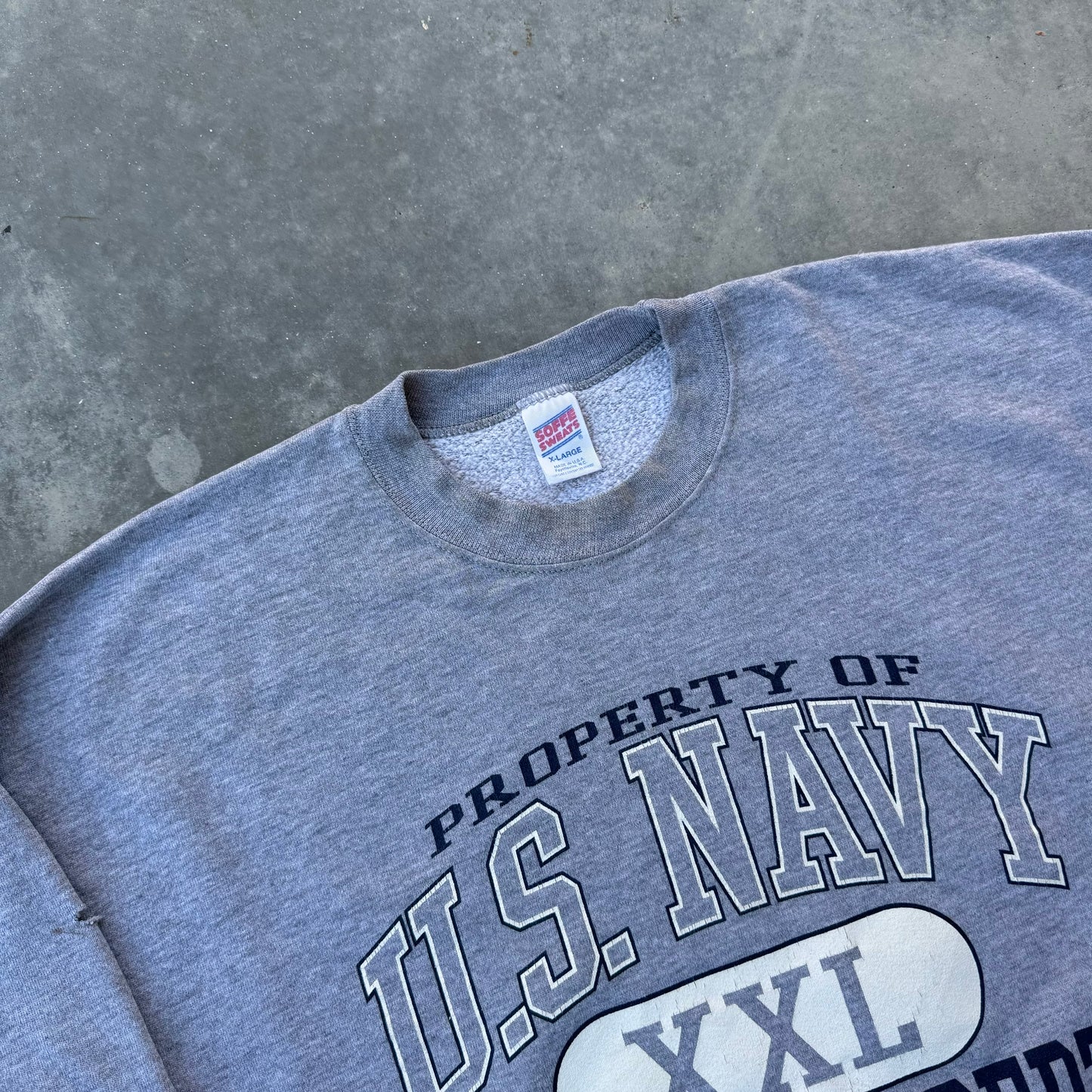 90s us navy crewneck