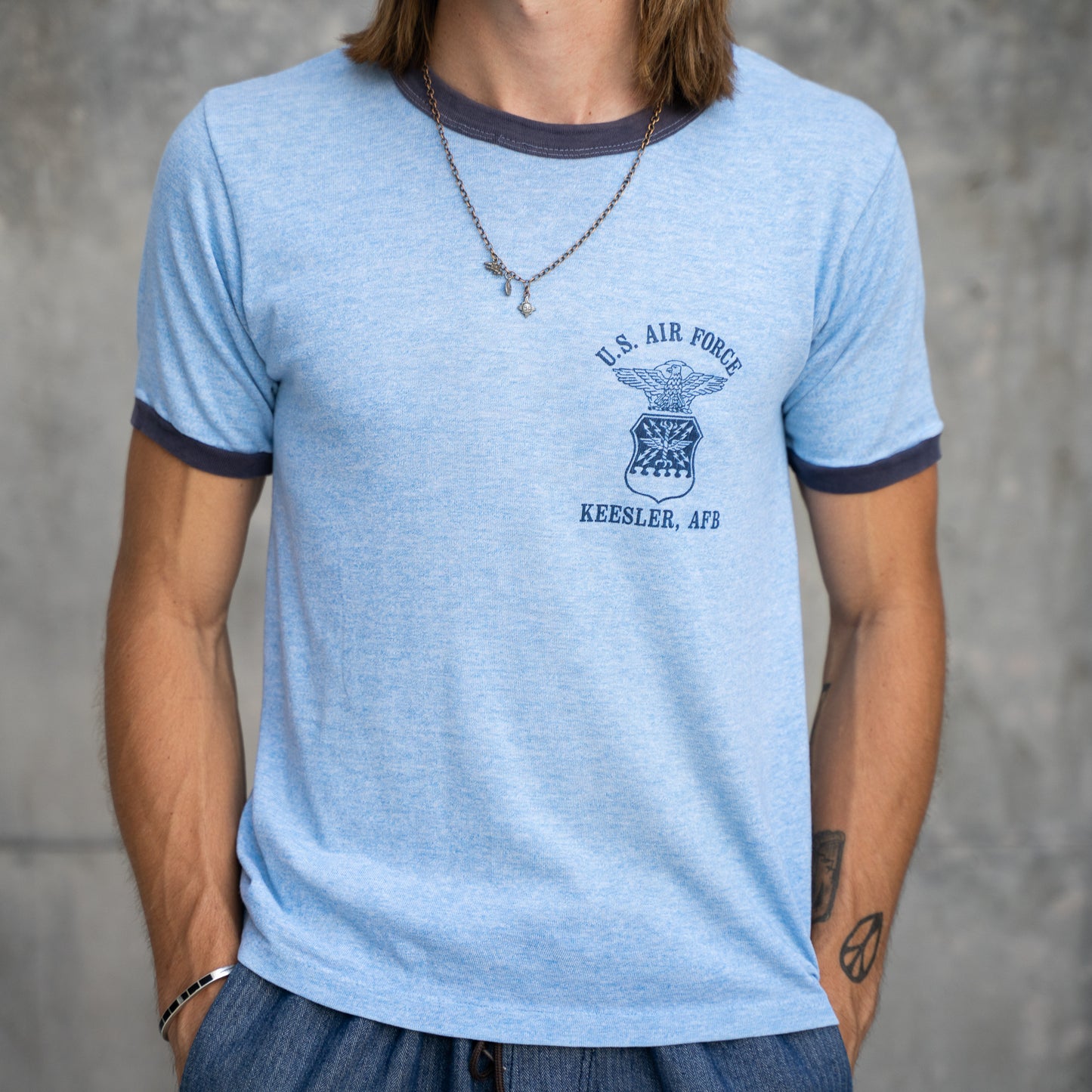 70s air force tee