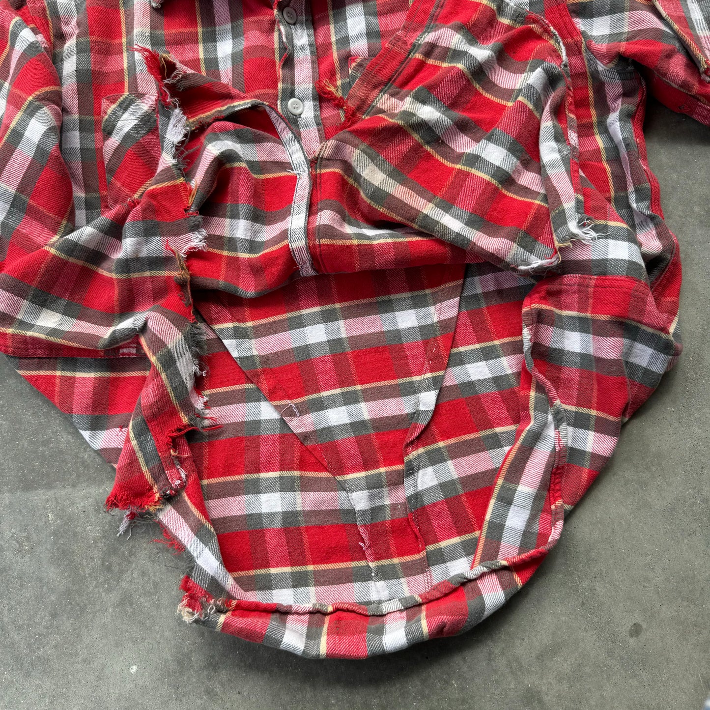 50s thrashed king kole cotton flannel