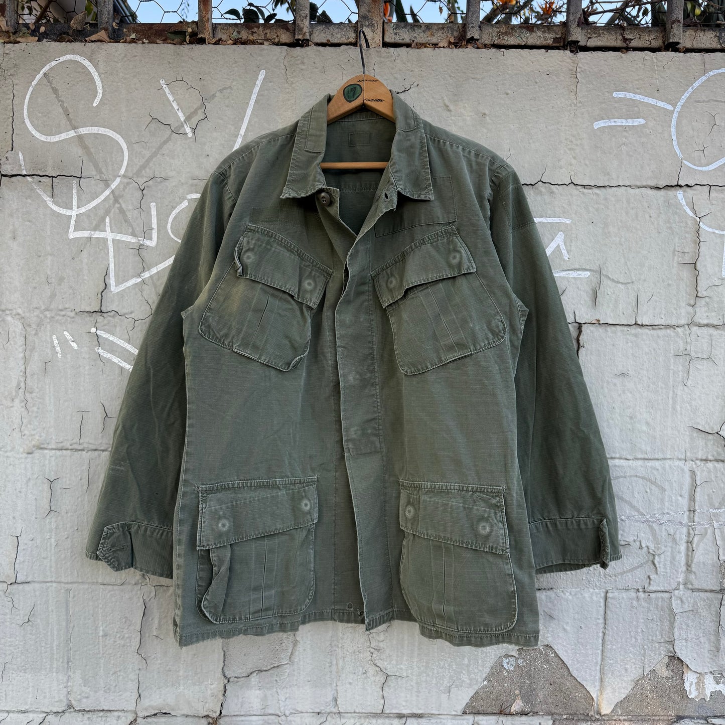 60s military slant pocket jacket